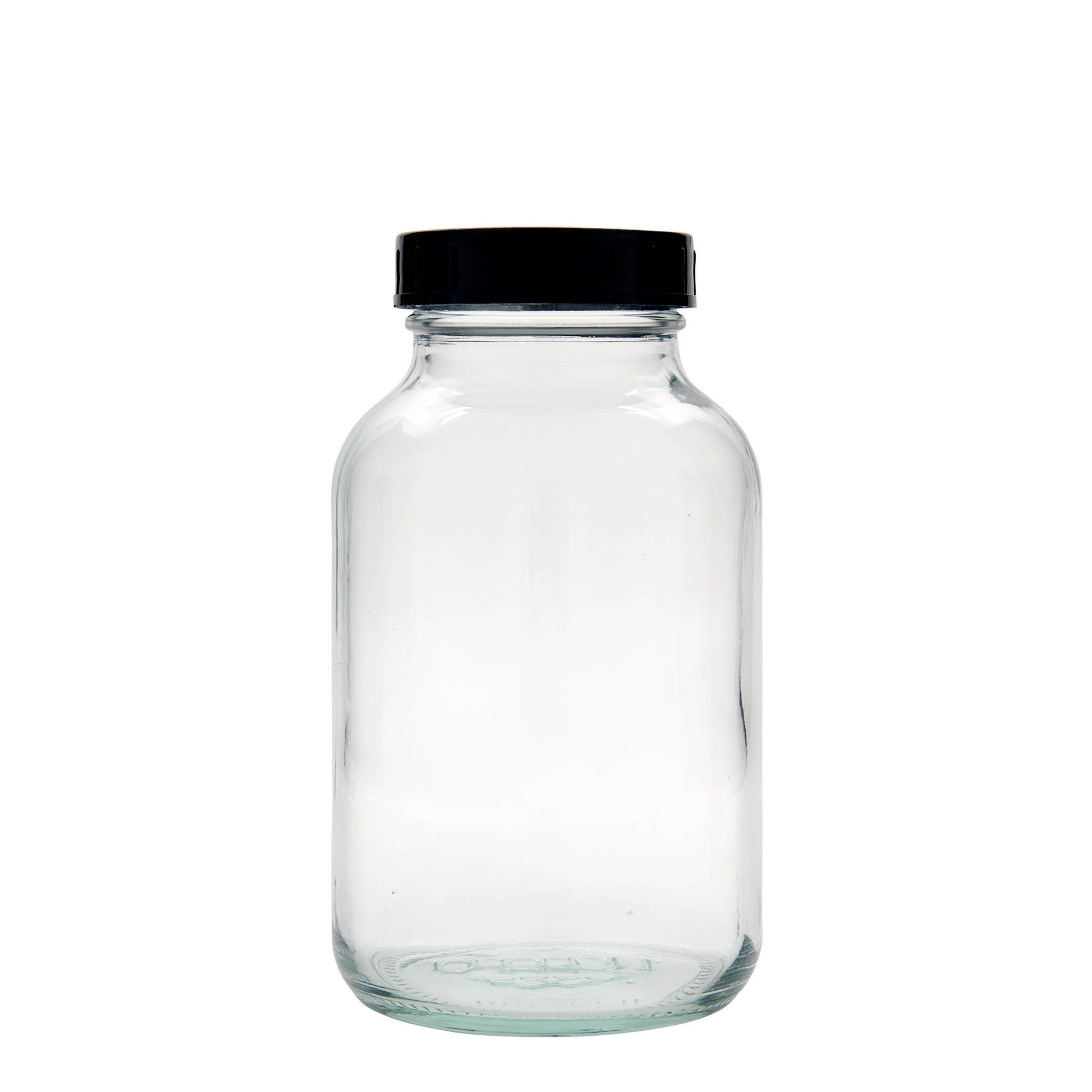 1.000 ml širokohrdlá láhev, hrdlo: DIN 68