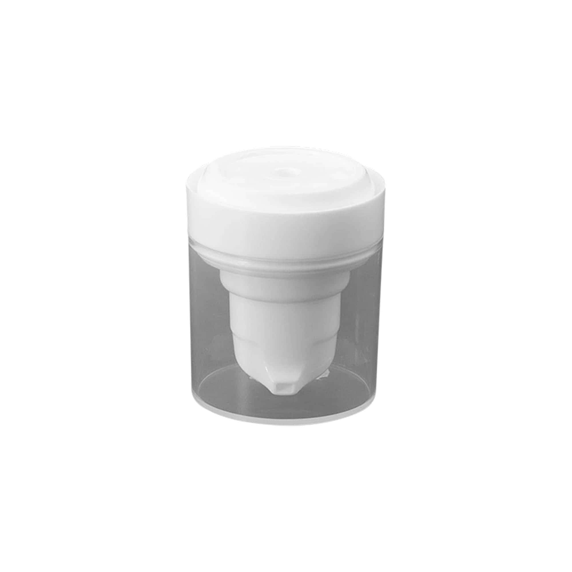 Airless dávkovací pumpa „Micro“, plast PP, bílá