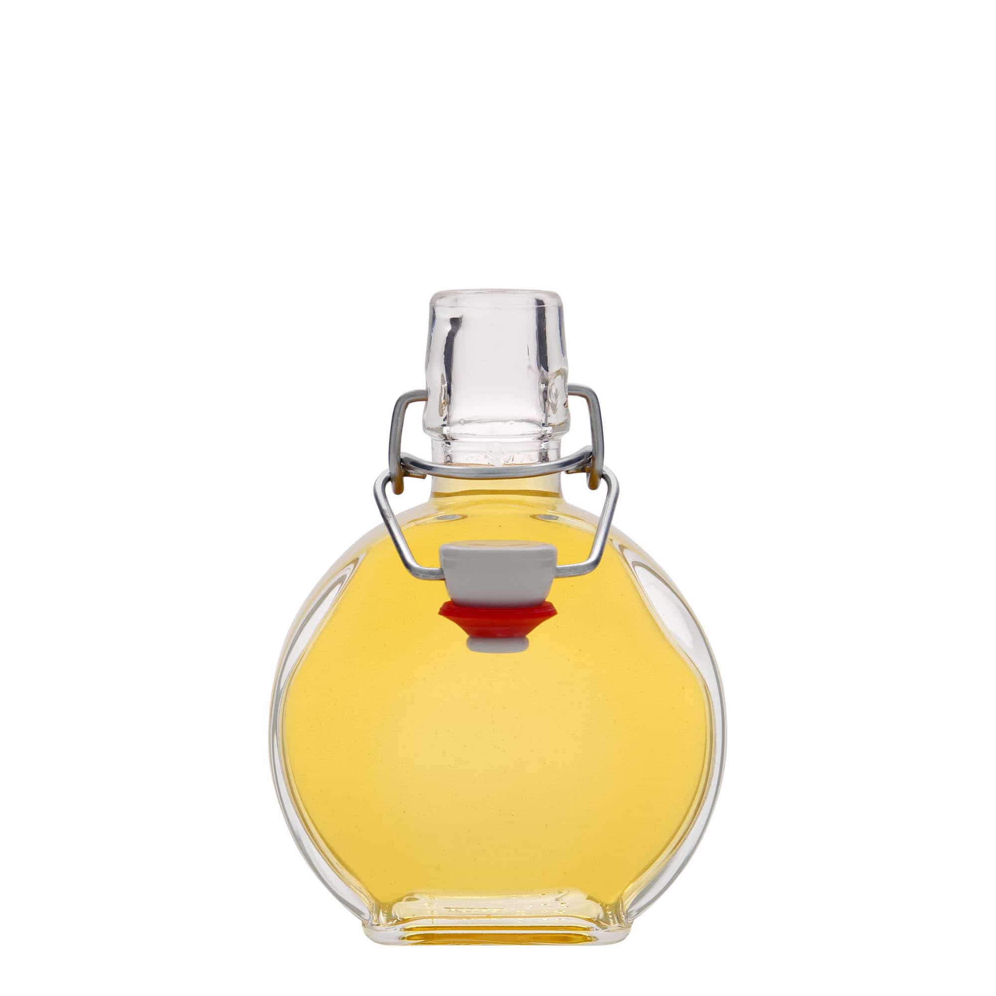 Skleněná lahev 200 ml 'Sensatione', hranatá, uzávěr: třmenový uzávěr