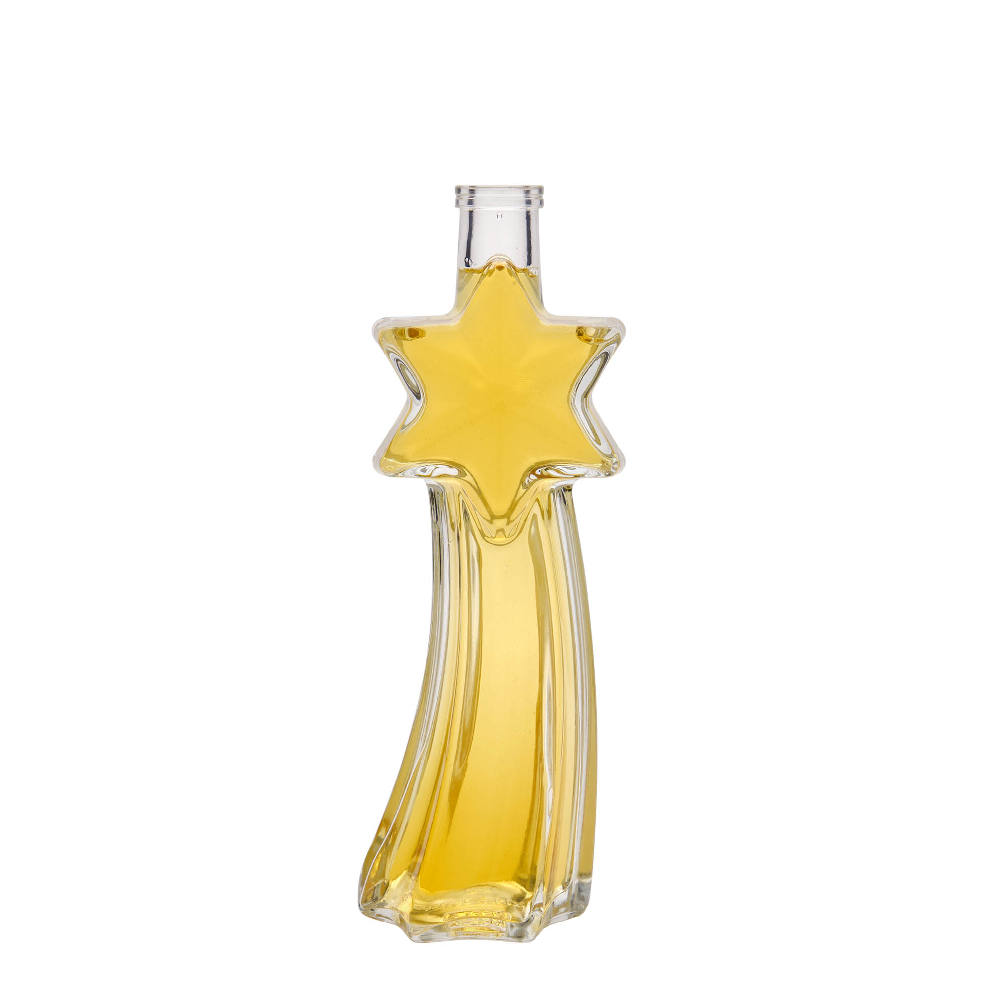 200 ml skleněná láhev 'Sternschnuppe', hrdlo: korek