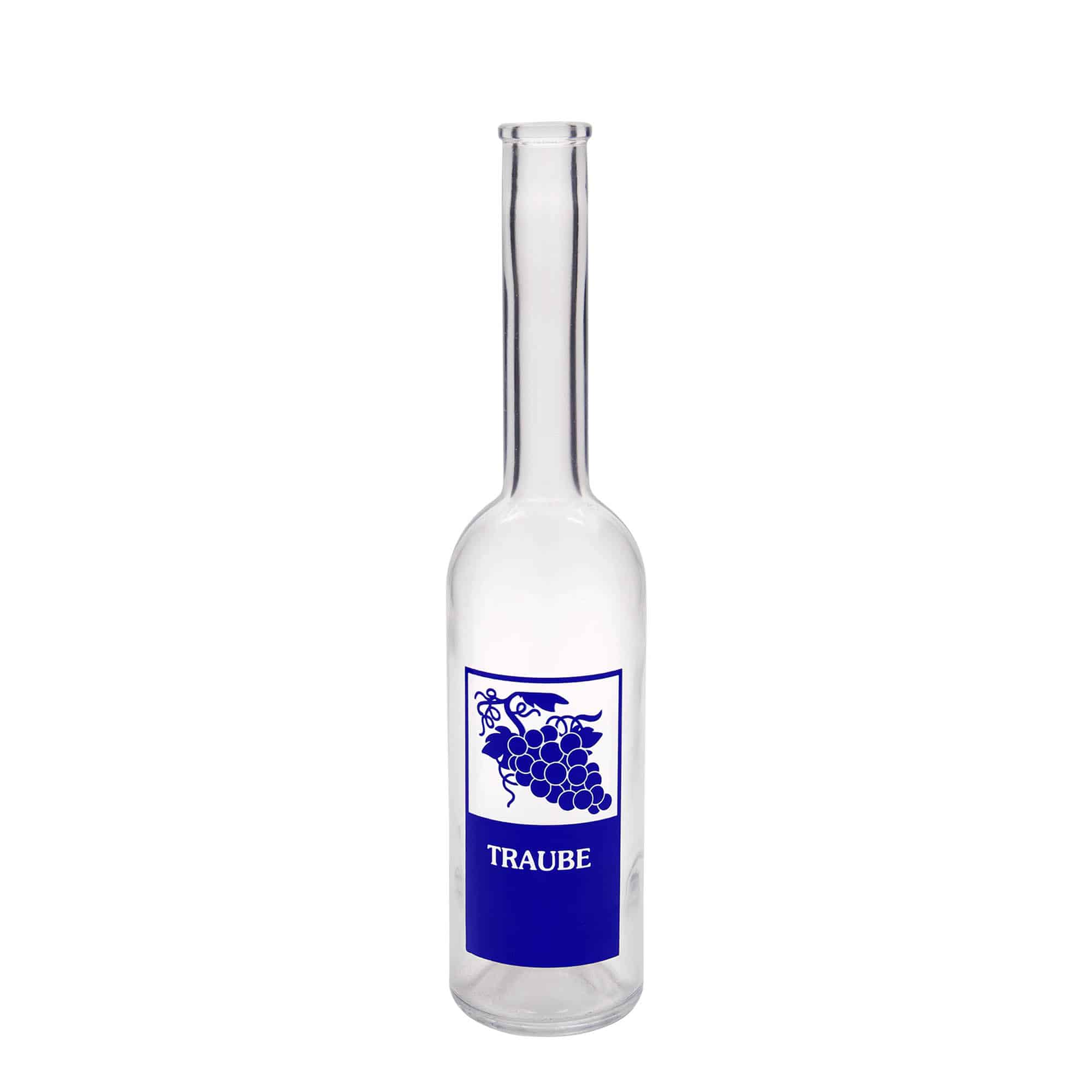 Skleněná lahev 500 ml 'Opera', motiv: Hrozen, uzávěr: korek Skleněná lahev 500 ml 'Opera', motiv: Hrozen, uzávěr: korek
