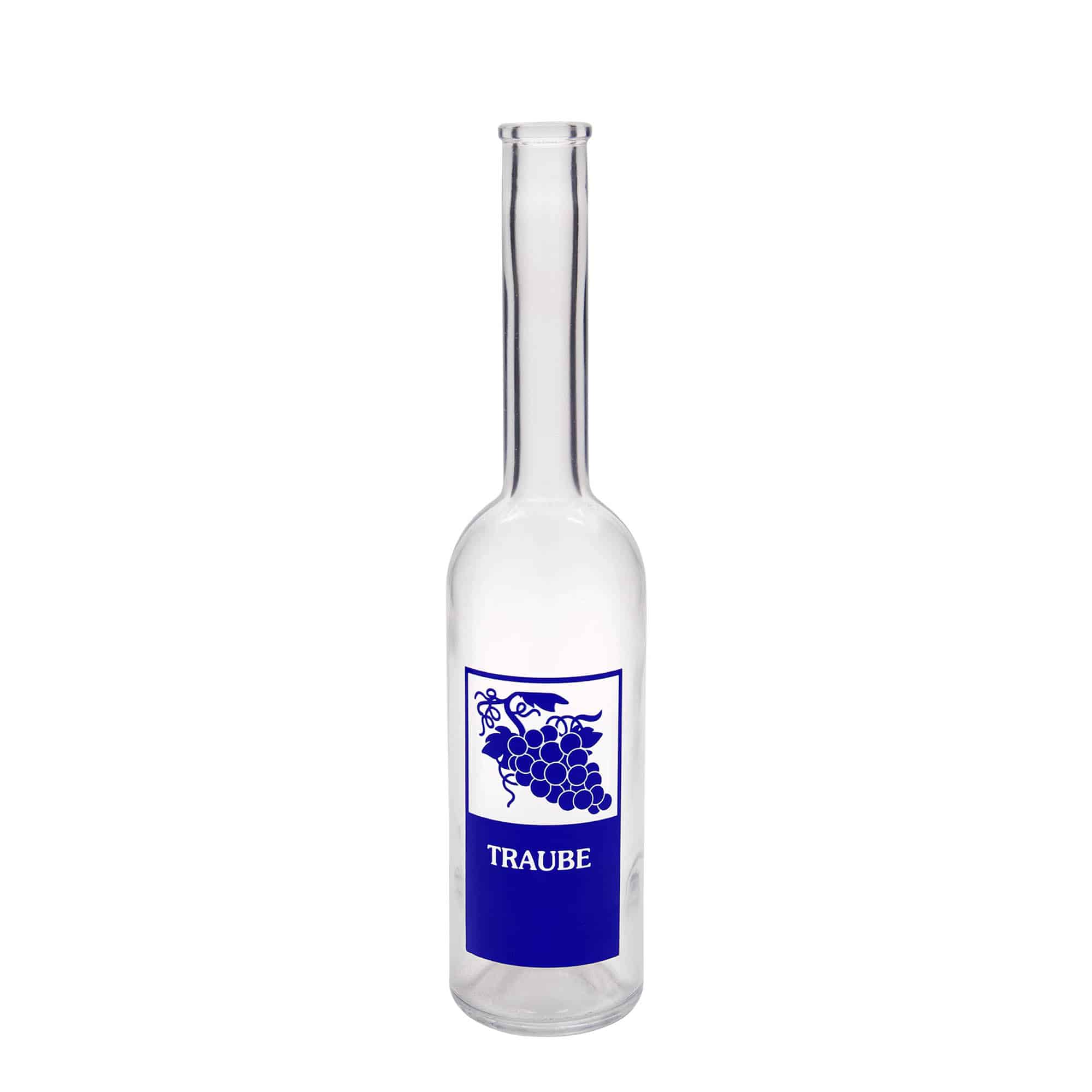 500 ml skleněná láhev „Opera“, motiv: hrozen, hrdlo: korkové