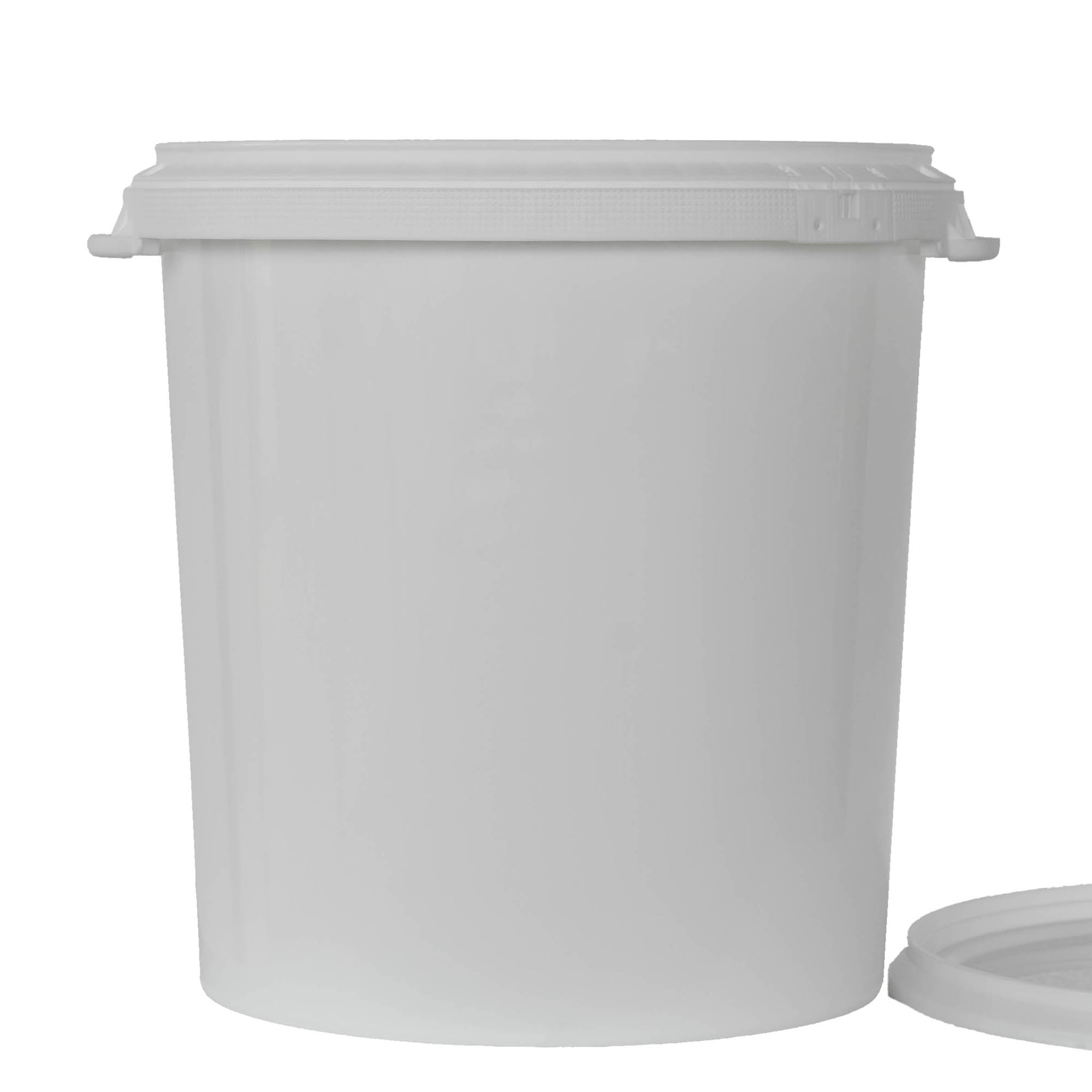 30 l kýbl, PP plast, bílý