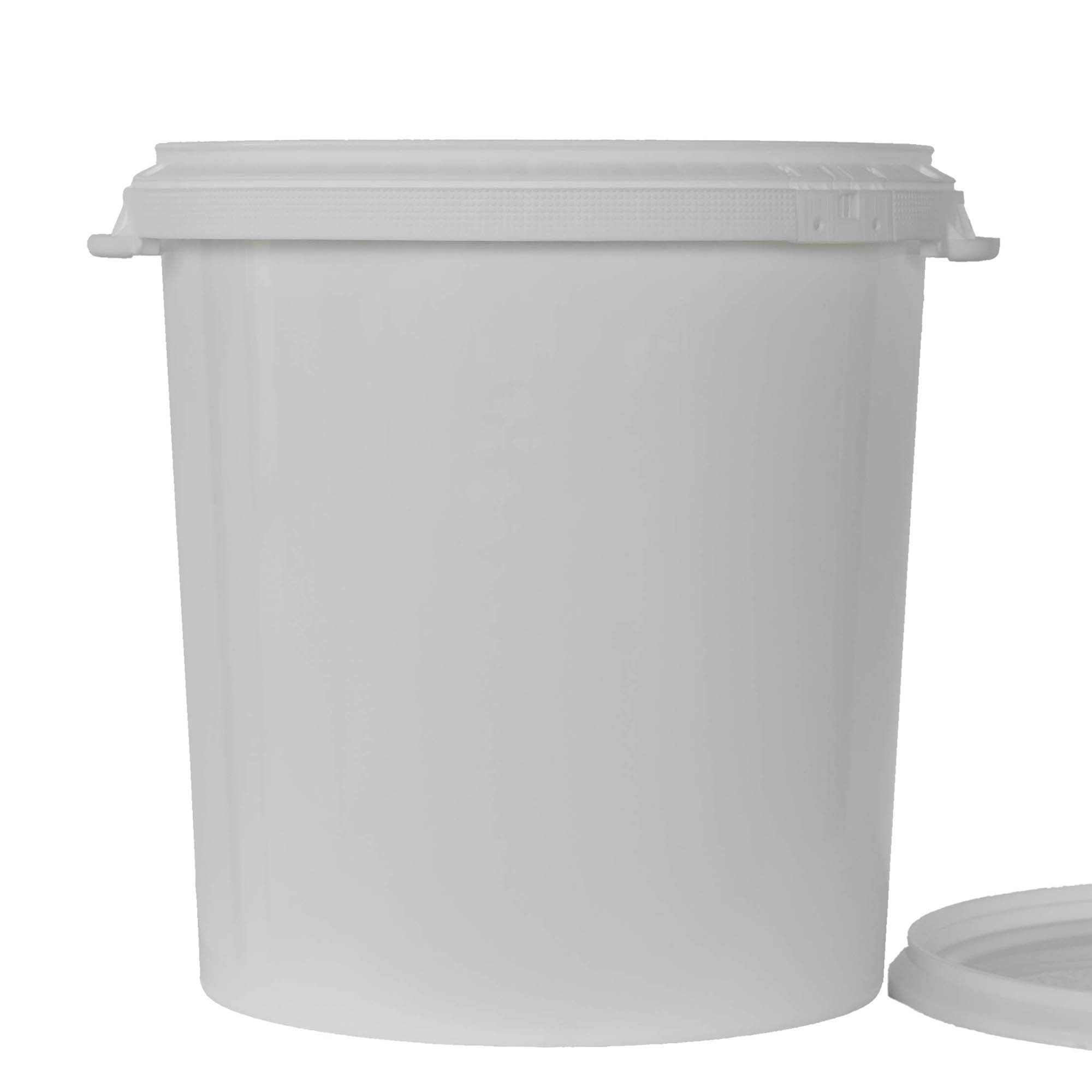 30 l kýbl, plast PP, bílý