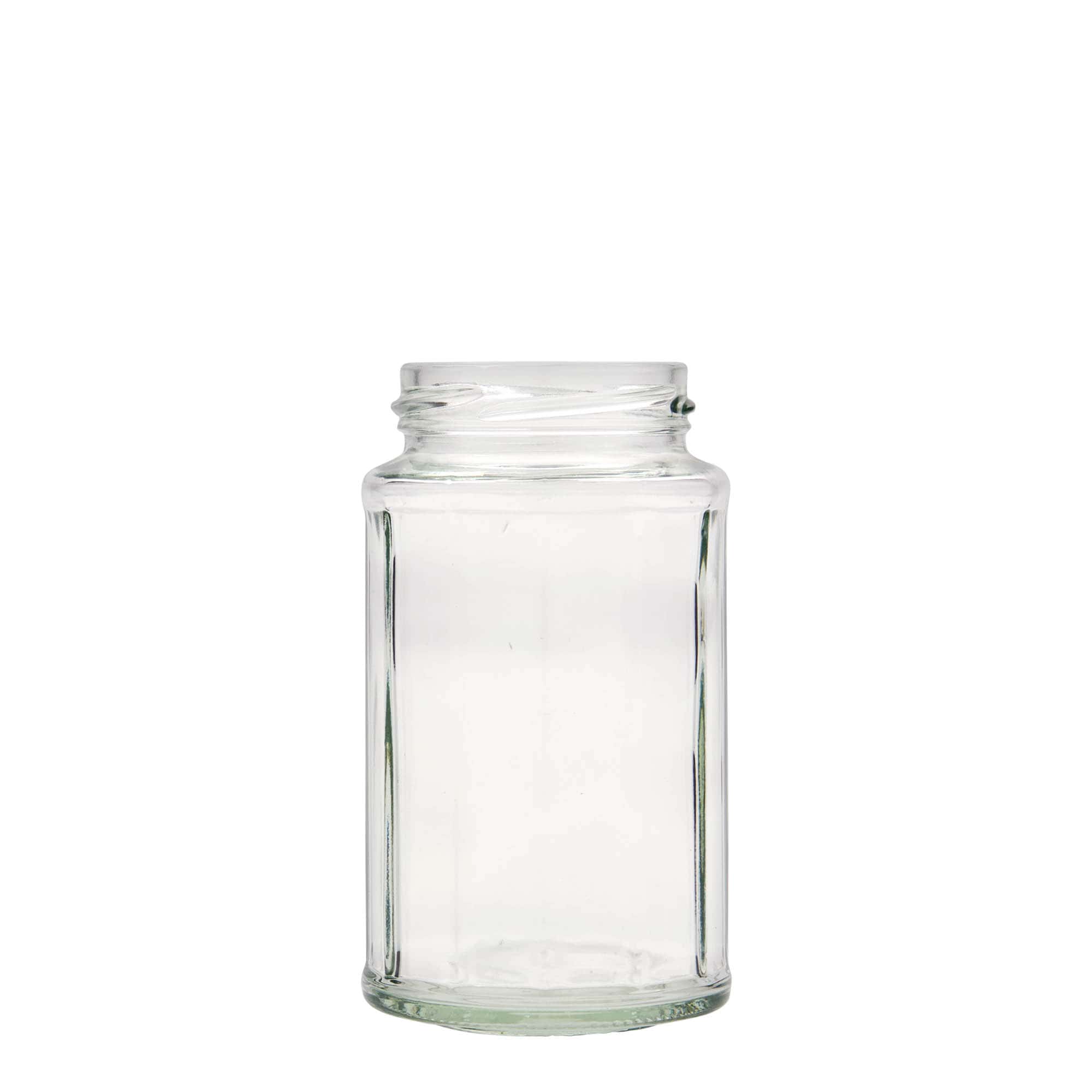 288 ml dvanáctiúhelníková sklenice, dvanáctiúhelníková, hrdlo: Twist-Off (TO 58)