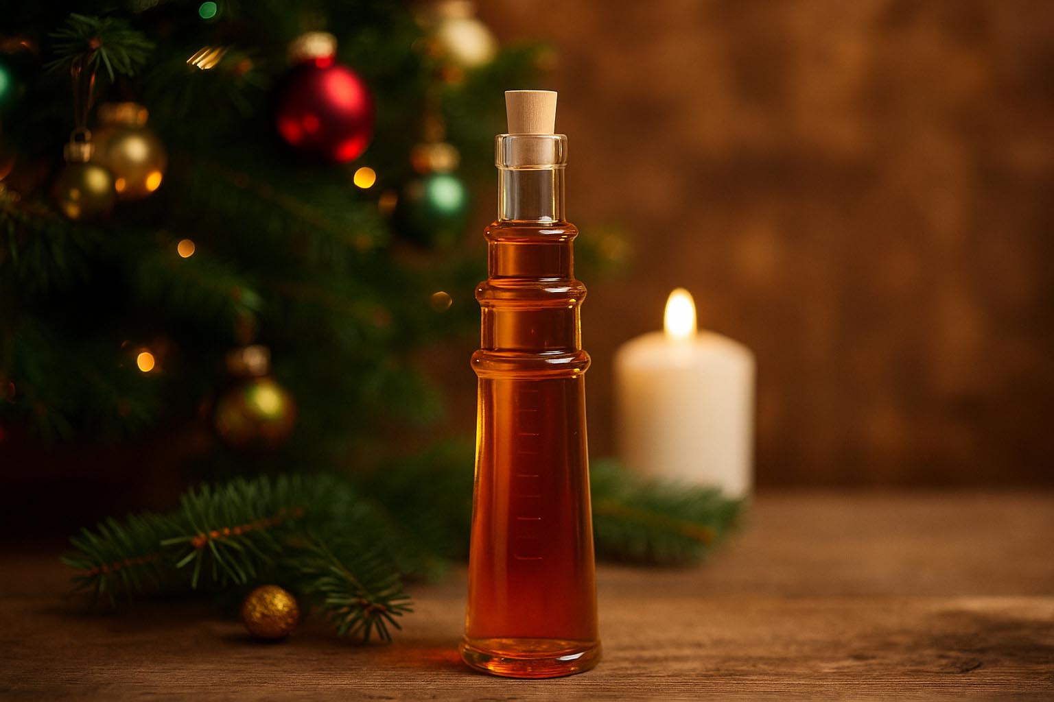 100 ml skleněná lahvička 'Maják', hrdlo: korek