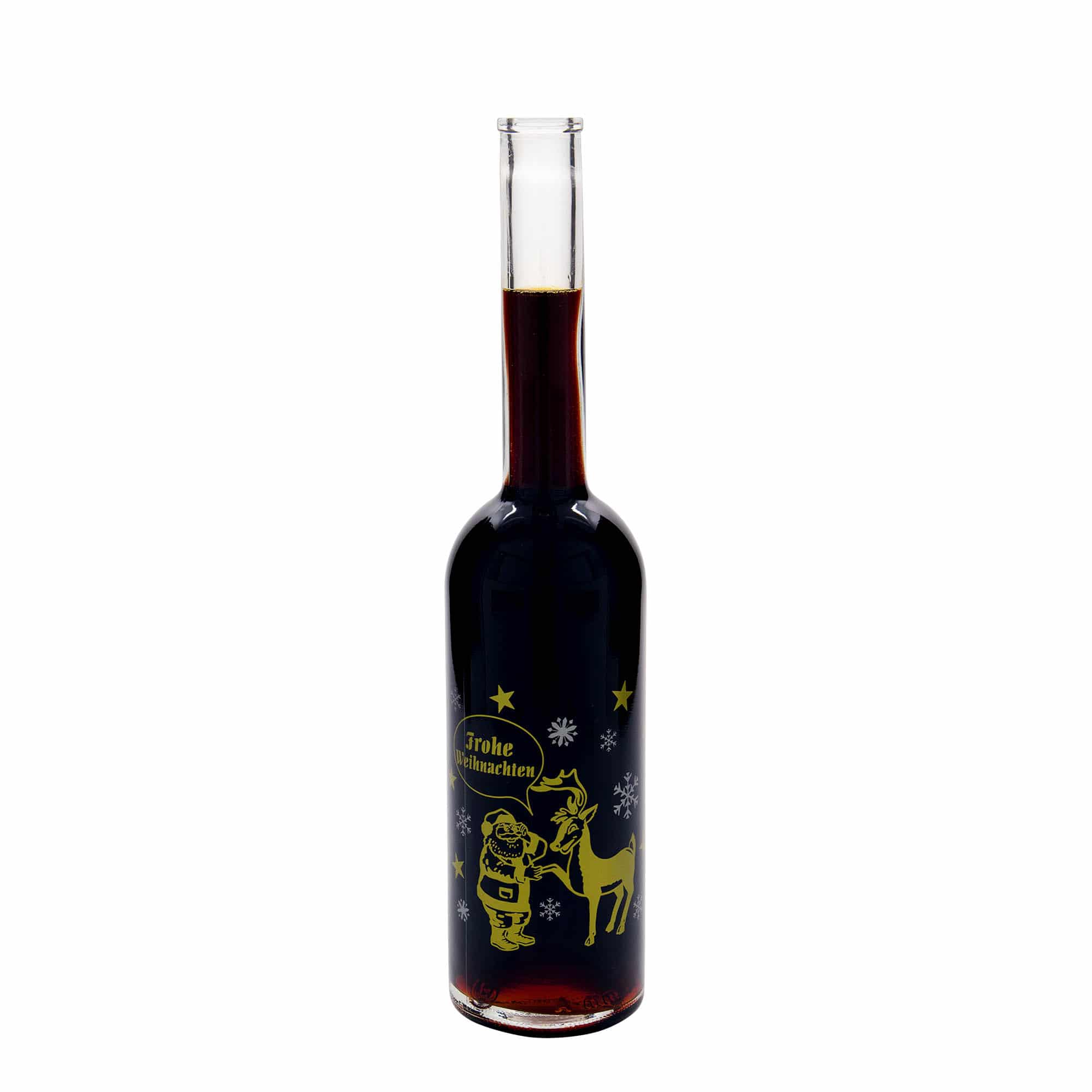 Skleněná lahev 500 ml 'Opera', motiv: Ohňostroj, uzávěr: korek