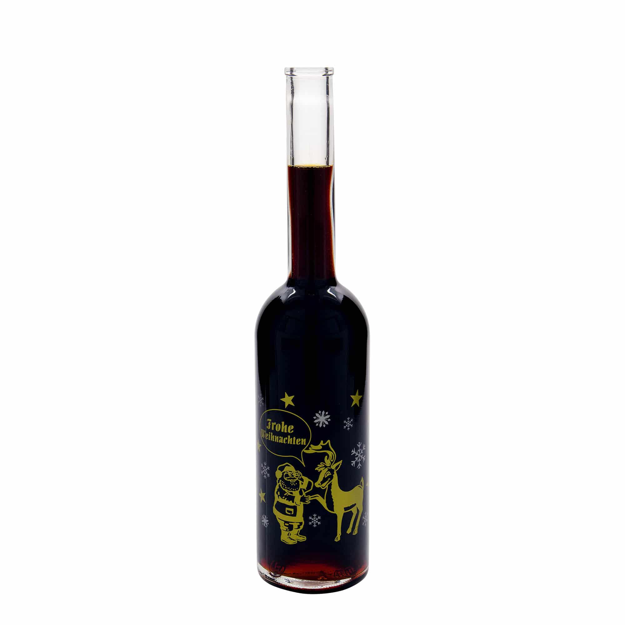 500 ml skleněná láhev 'Opera', motiv: ohňostroj, hrdlo: korek