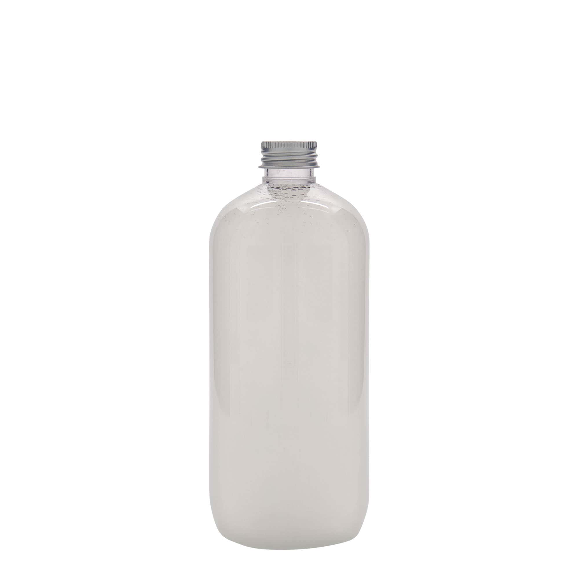 500 ml PET lahev „Boston“, plast, hrdlo: 24/410