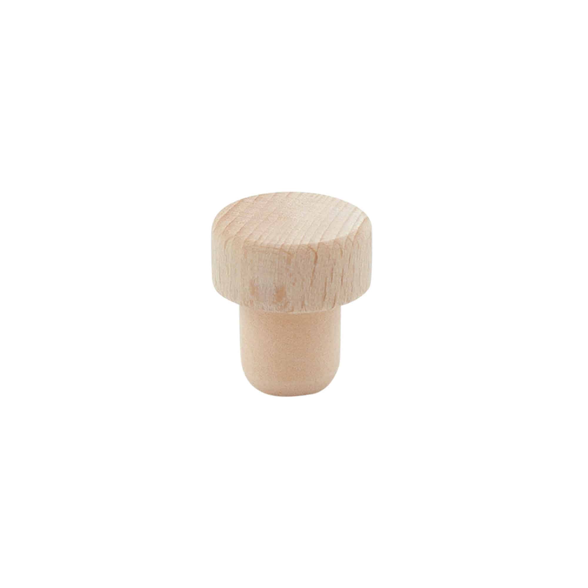 Korek s úchytem 14 mm, dřevo/plast, pro uzávěr: korek Korek s úchytem 14 mm, dřevo/plast, pro uzávěr: korek