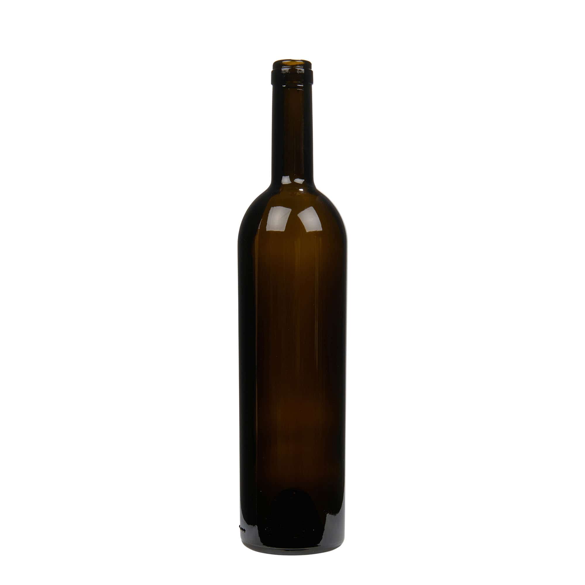 Lahev na víno 750 ml 'Liberty', starožitná zelená, uzávěr: korek Lahev na víno 750 ml 'Liberty', starožitná zelená, uzávěr: korek