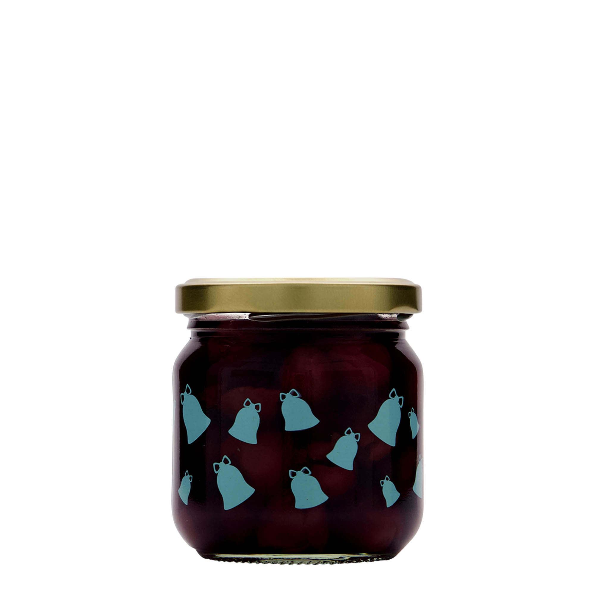 212 ml kulaté sklenice, motiv: zvoneček, okraj: Twist-Off (TO 66) 212 ml kulaté sklenice, motiv: zvoneček, okraj: Twist-Off (TO 66)