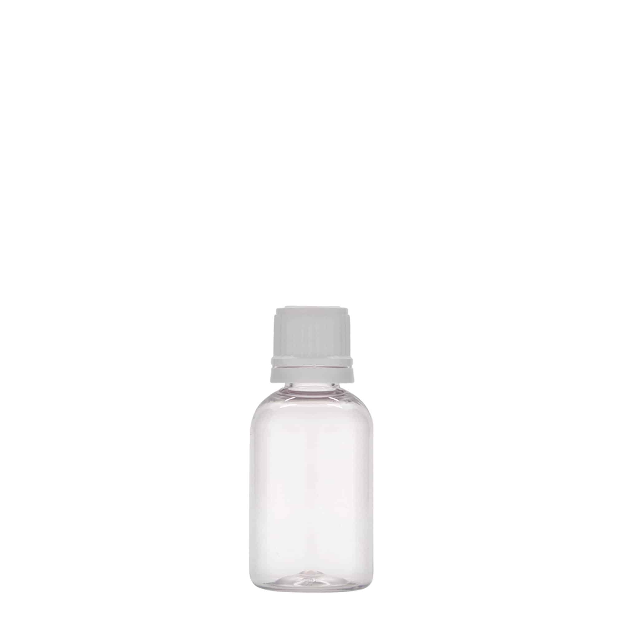 30 ml PET lékárenská lahvička 'Easy Living', plast, hrdlo: DIN 18