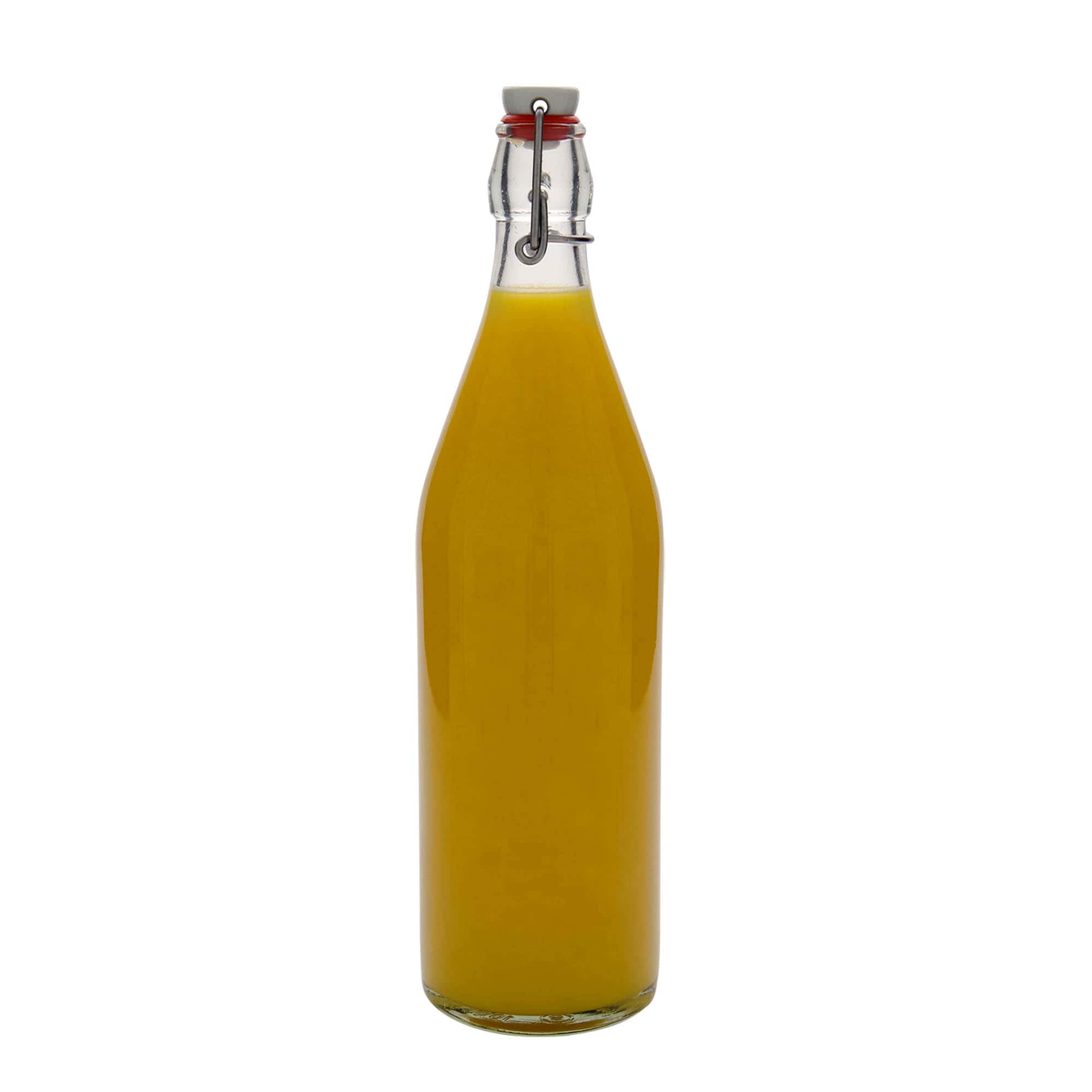 1.000 ml skleněná lahev „Giara“, hrdlo: uzávěr s pákou