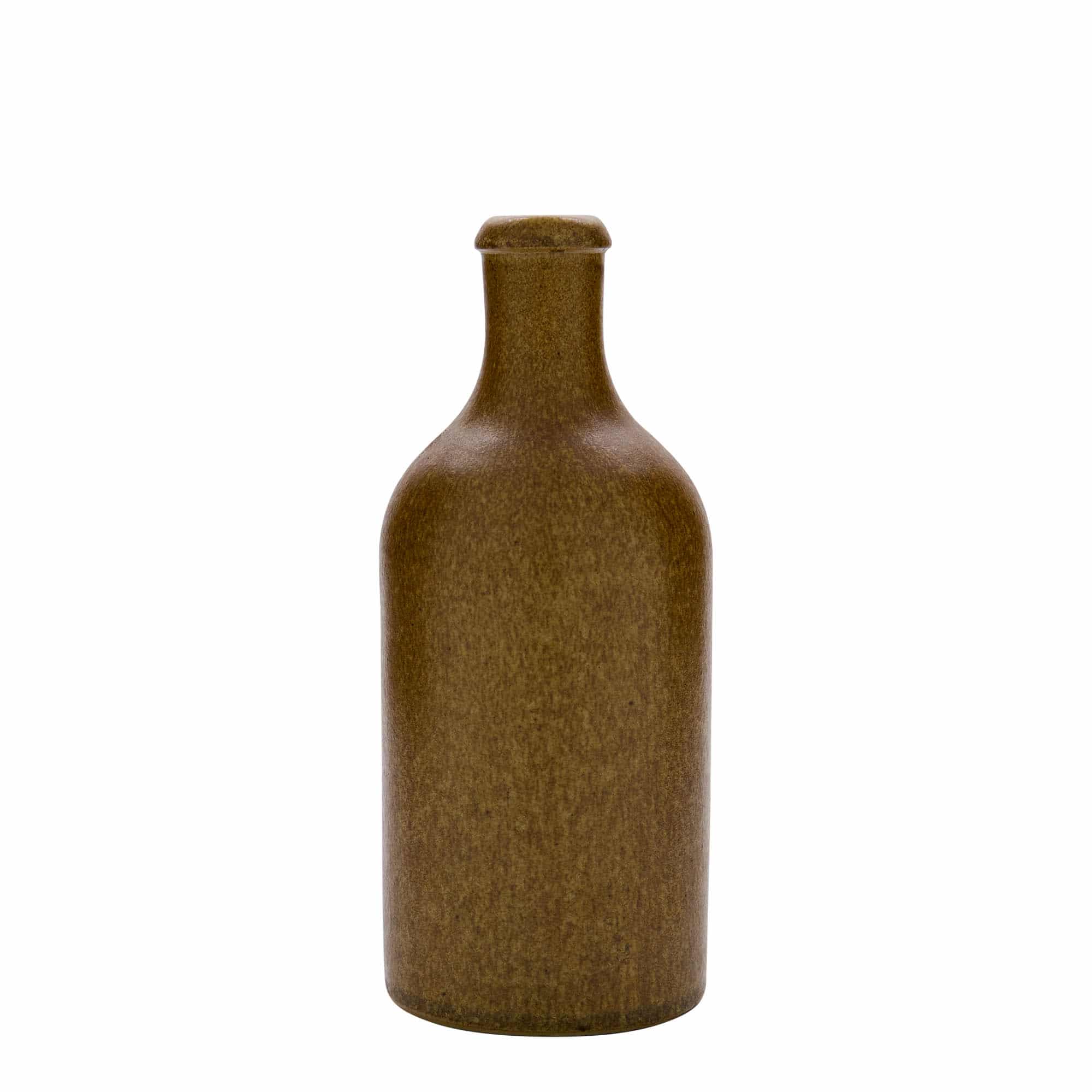 Hliněný džbán 500 ml, keramika, hnědý krystal, uzávěr: korek