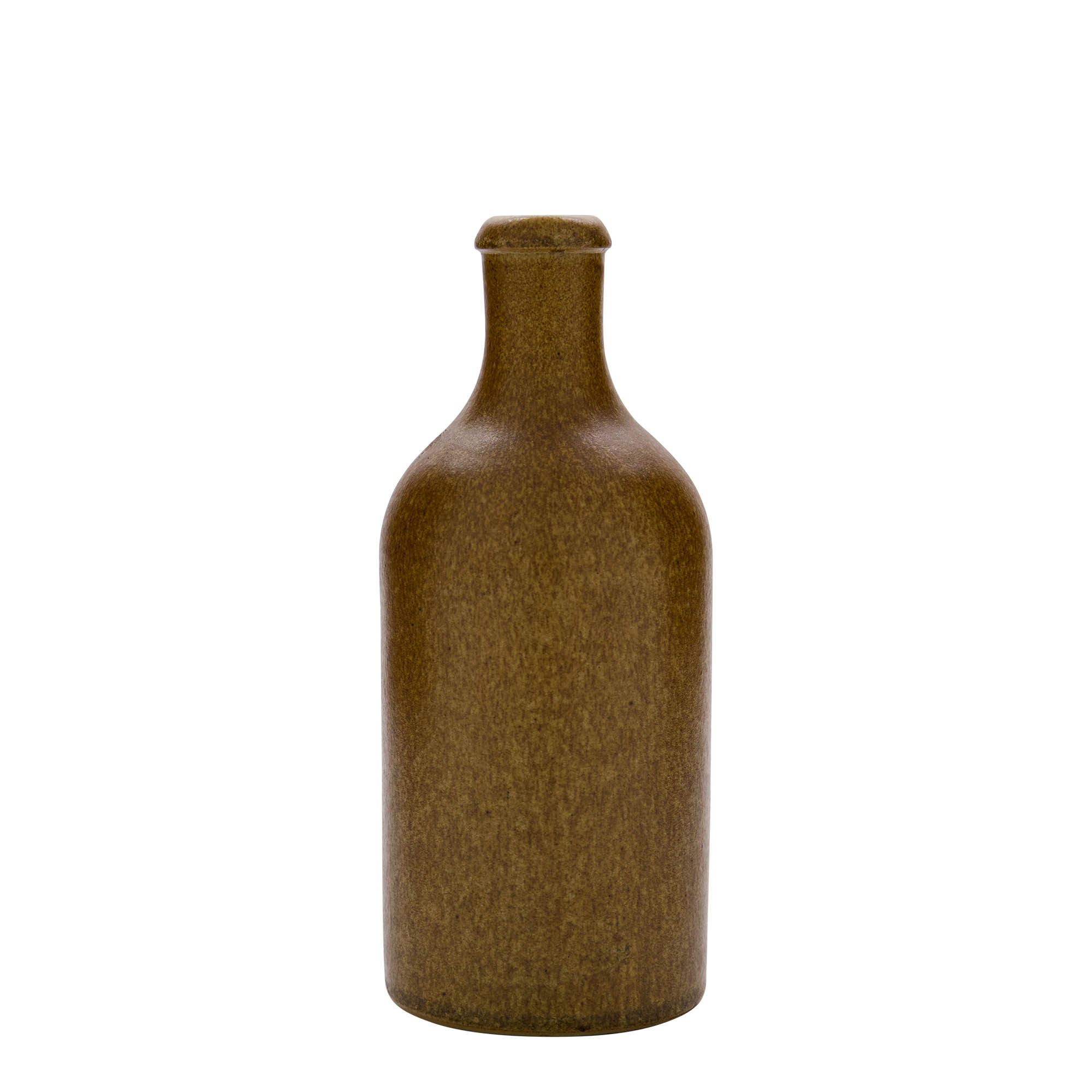 500 ml hliněný džbán, kamenina, hnědá-křišťálová, hrdlo: korek