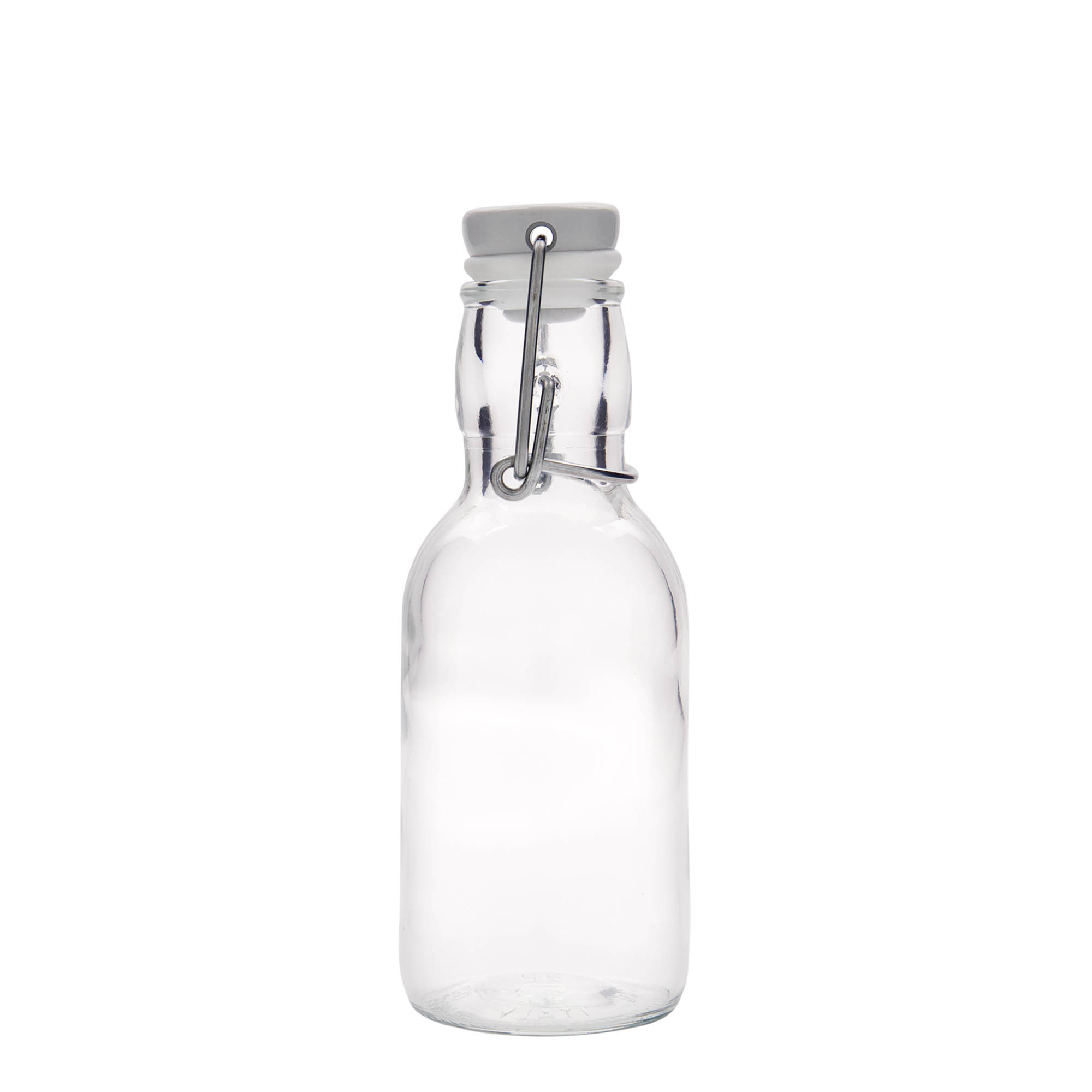250 ml skleněná láhev 'Emilia', hrdlo: uzávěr s pákou 250 ml skleněná láhev 'Emilia', hrdlo: uzávěr s pákou