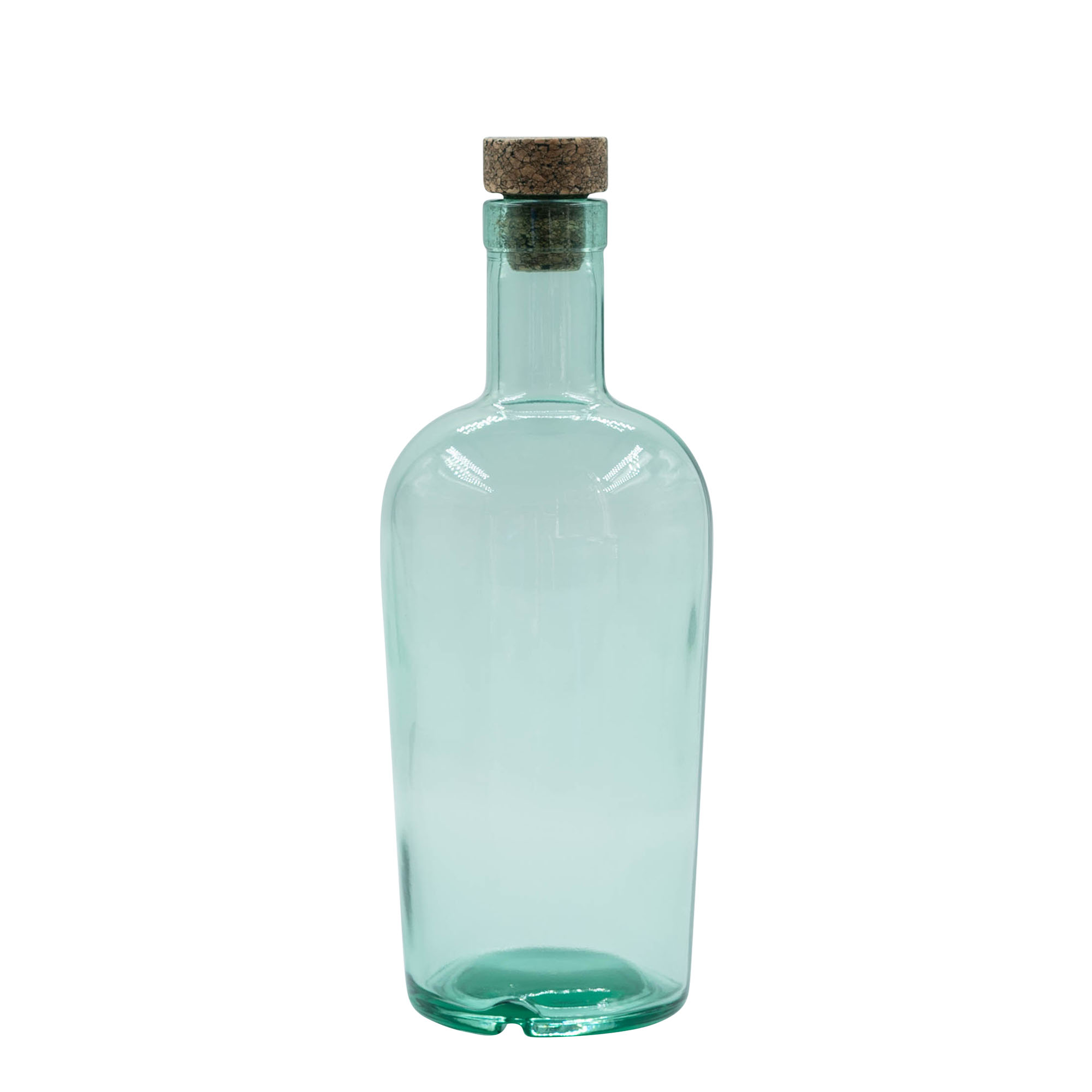 700 ml skleněná láhev 'Teo Light', hrdlo: korek