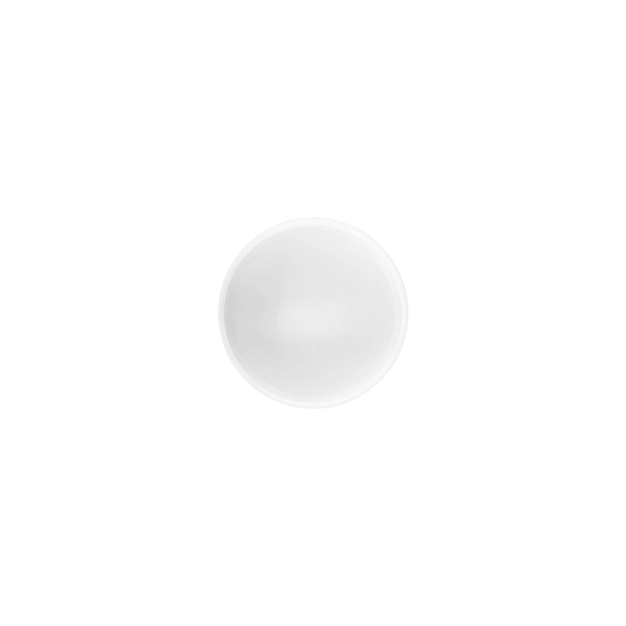 Uzávěr na šroubování 'White Line' 35 ml, plast PP, bílý