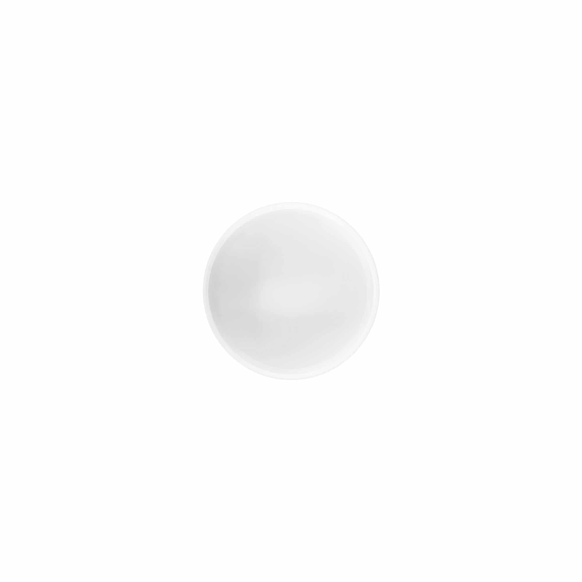 Uzávěr na šroubování 'White Line' 35 ml, plast PP, bílý Uzávěr na šroubování 'White Line' 35 ml, plast PP, bílý