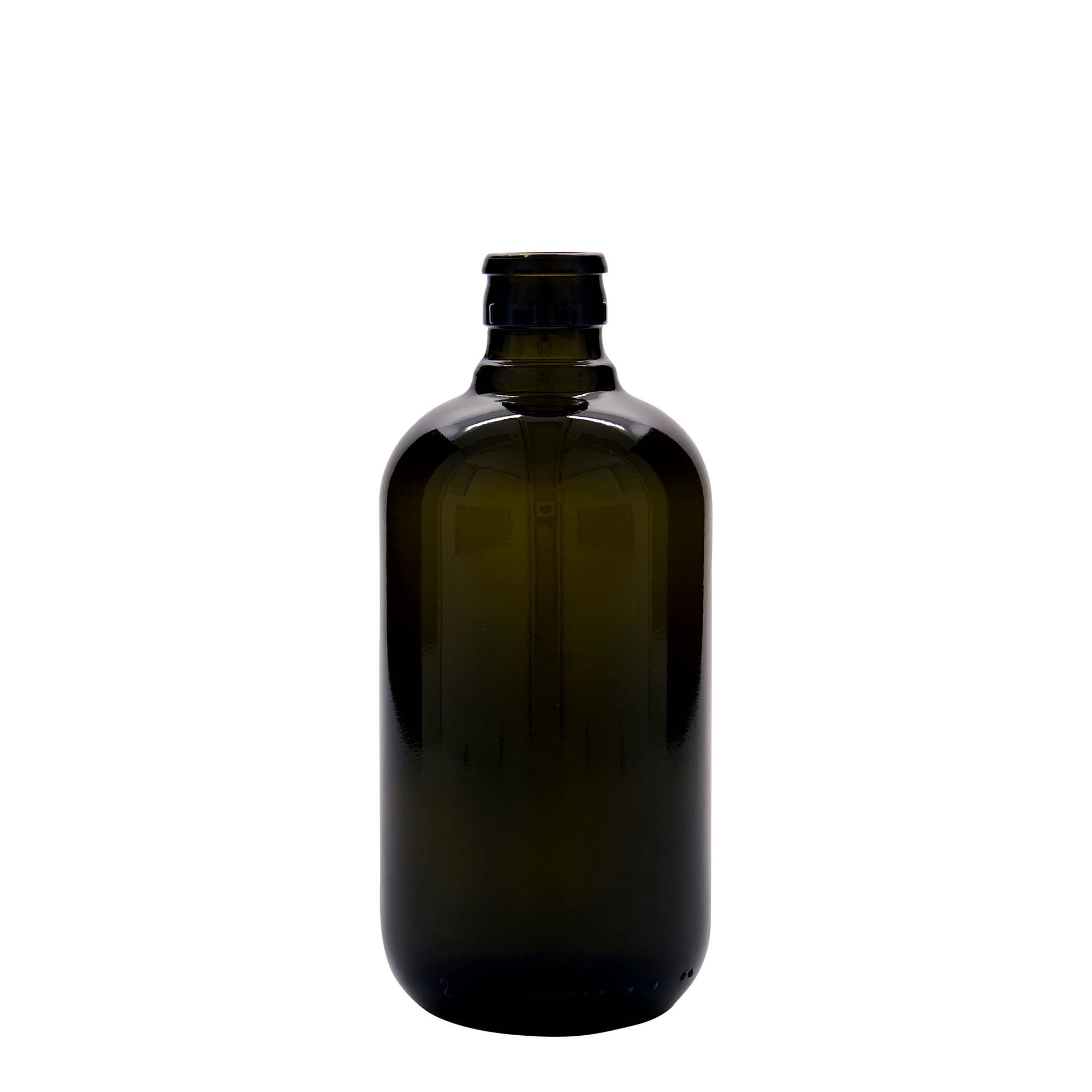500 ml láhev na ocet/olej 'Biolio', sklo antik zelené, hrdlo: DOP 500 ml láhev na ocet/olej 'Biolio', sklo antik zelené, hrdlo: DOP