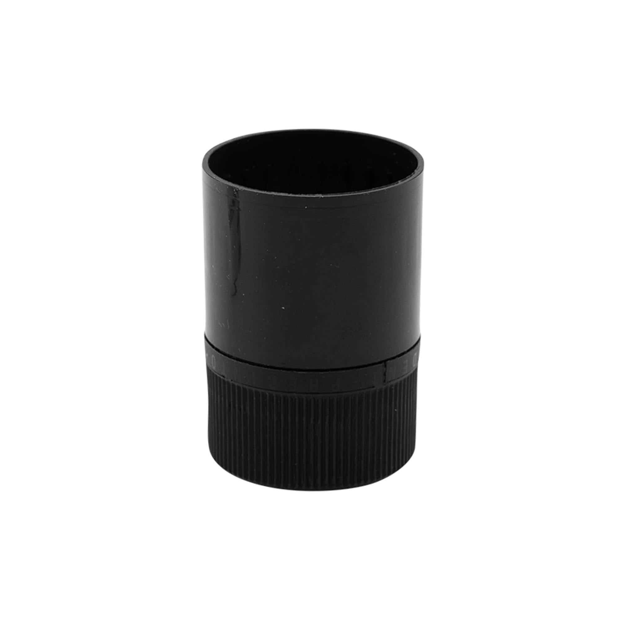 Originální uzávěr DOP s nalévátkem, plast PE, černý