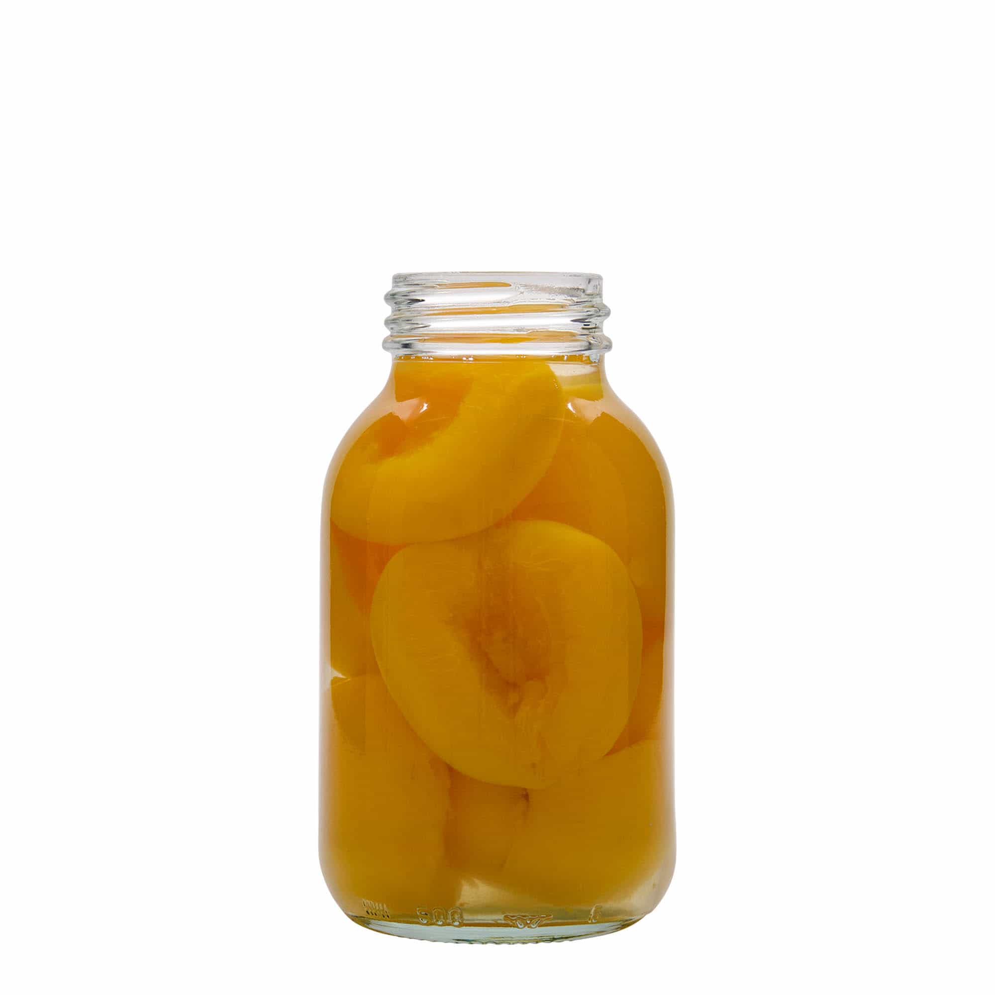 Sklenice s širokým hrdlem 500 ml, uzávěr: DIN 55