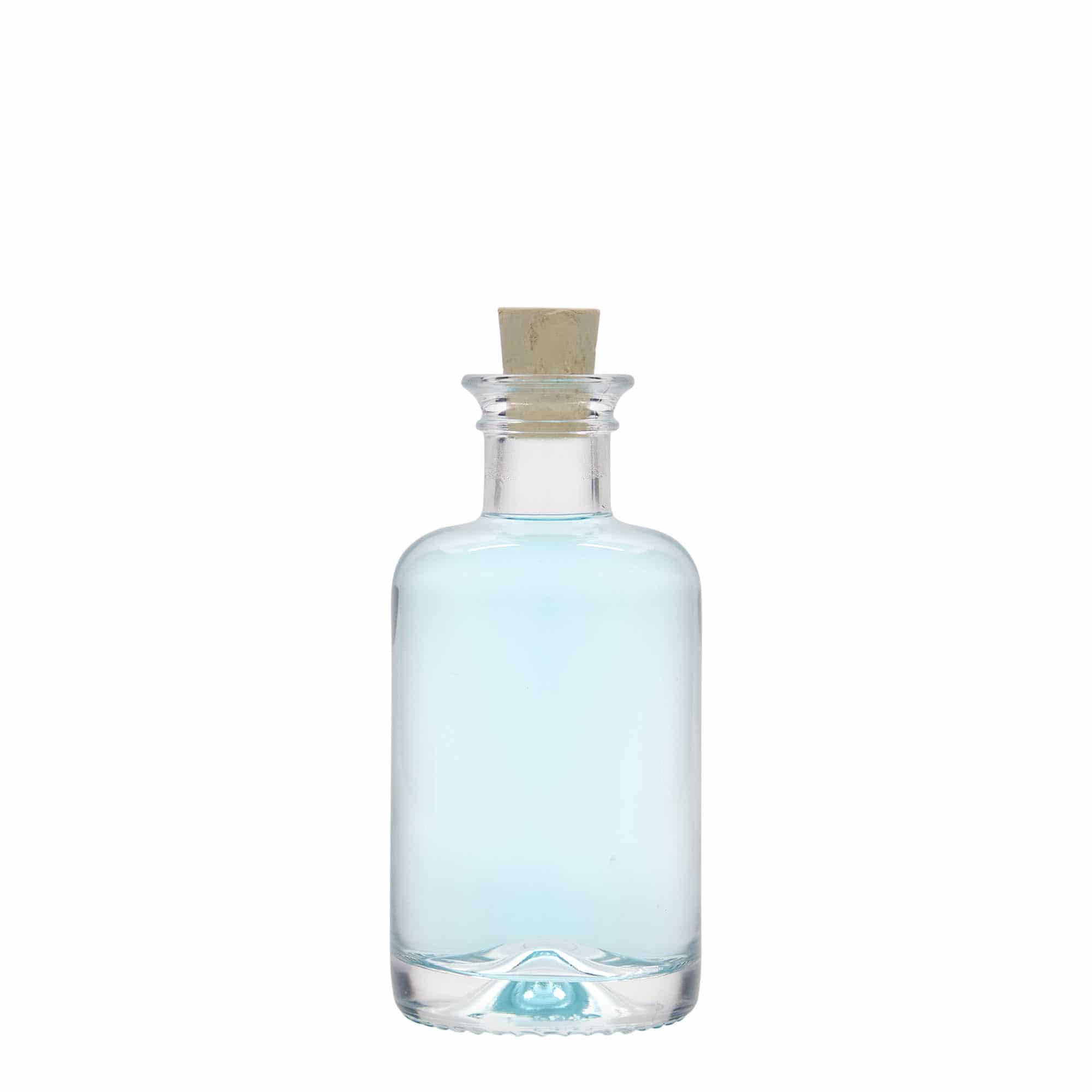 Skleněná lahev 100 ml lékárenská, uzávěr: korek