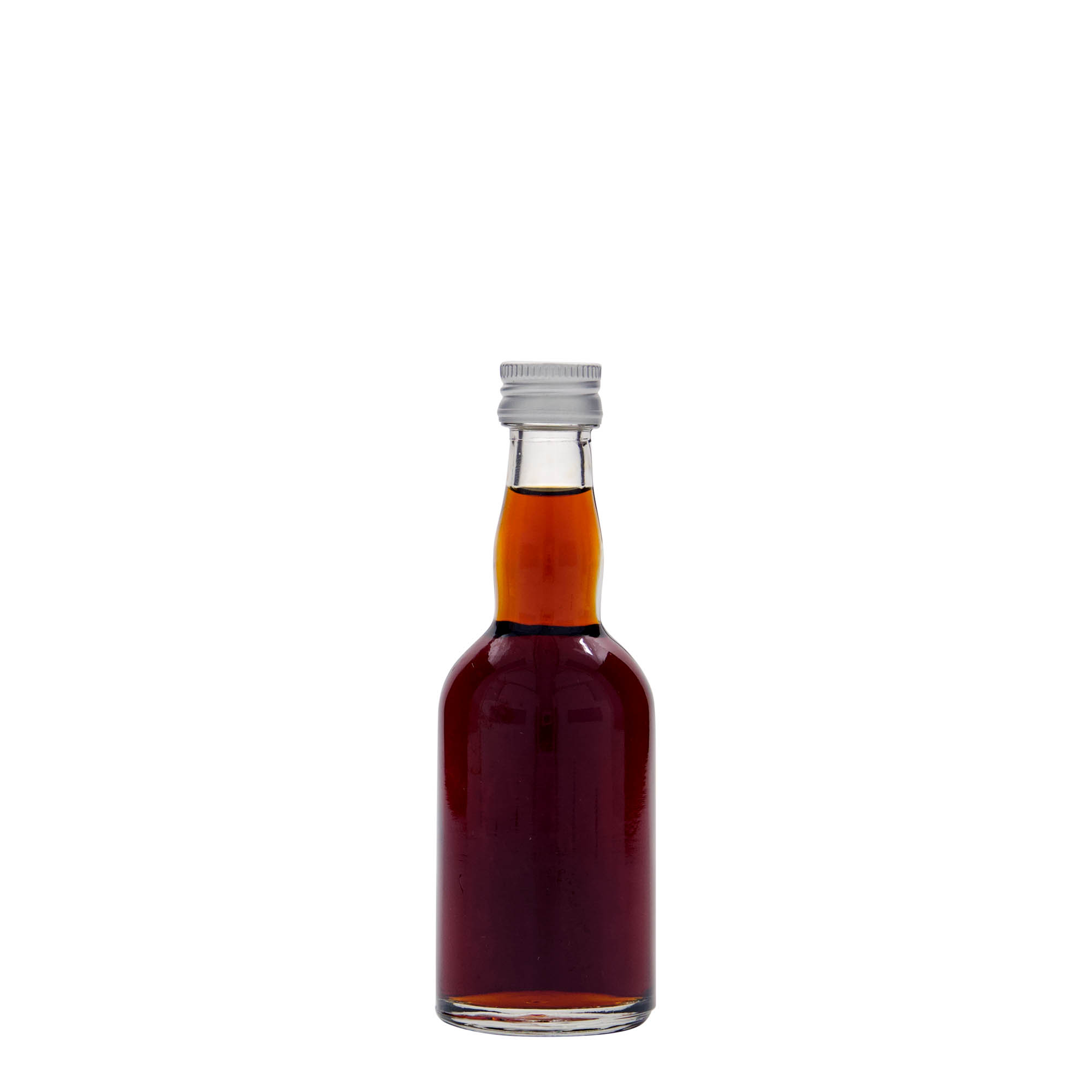 50 ml skleněná lahvička 'Proba', hrdlo: PP 18 50 ml skleněná lahvička 'Proba', hrdlo: PP 18