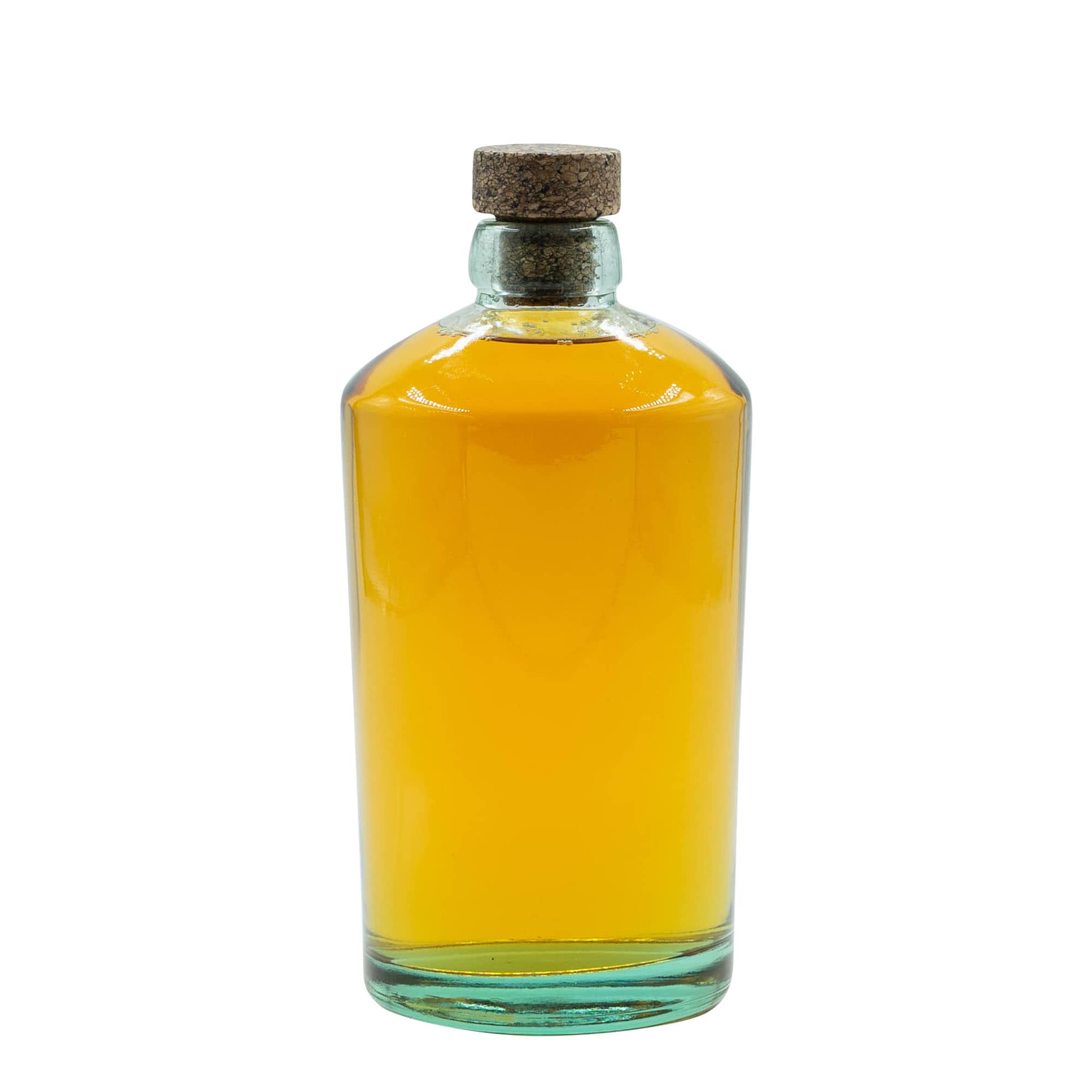 700 ml skleněná lahev 'Barrel', hrdlo: korek