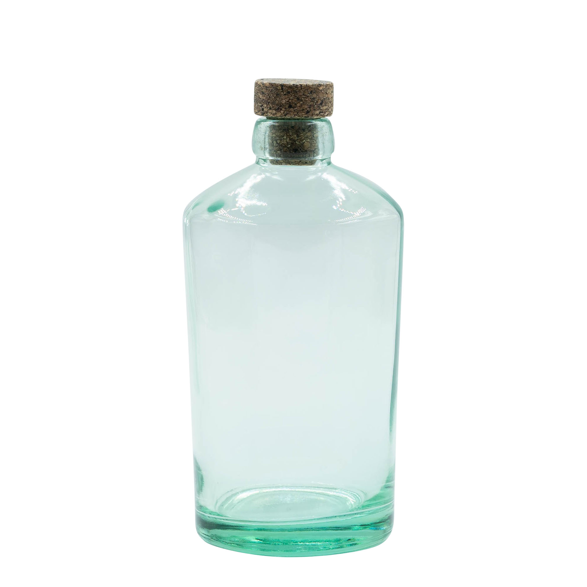 700 ml skleněná lahev 'Barrel', hrdlo: korek