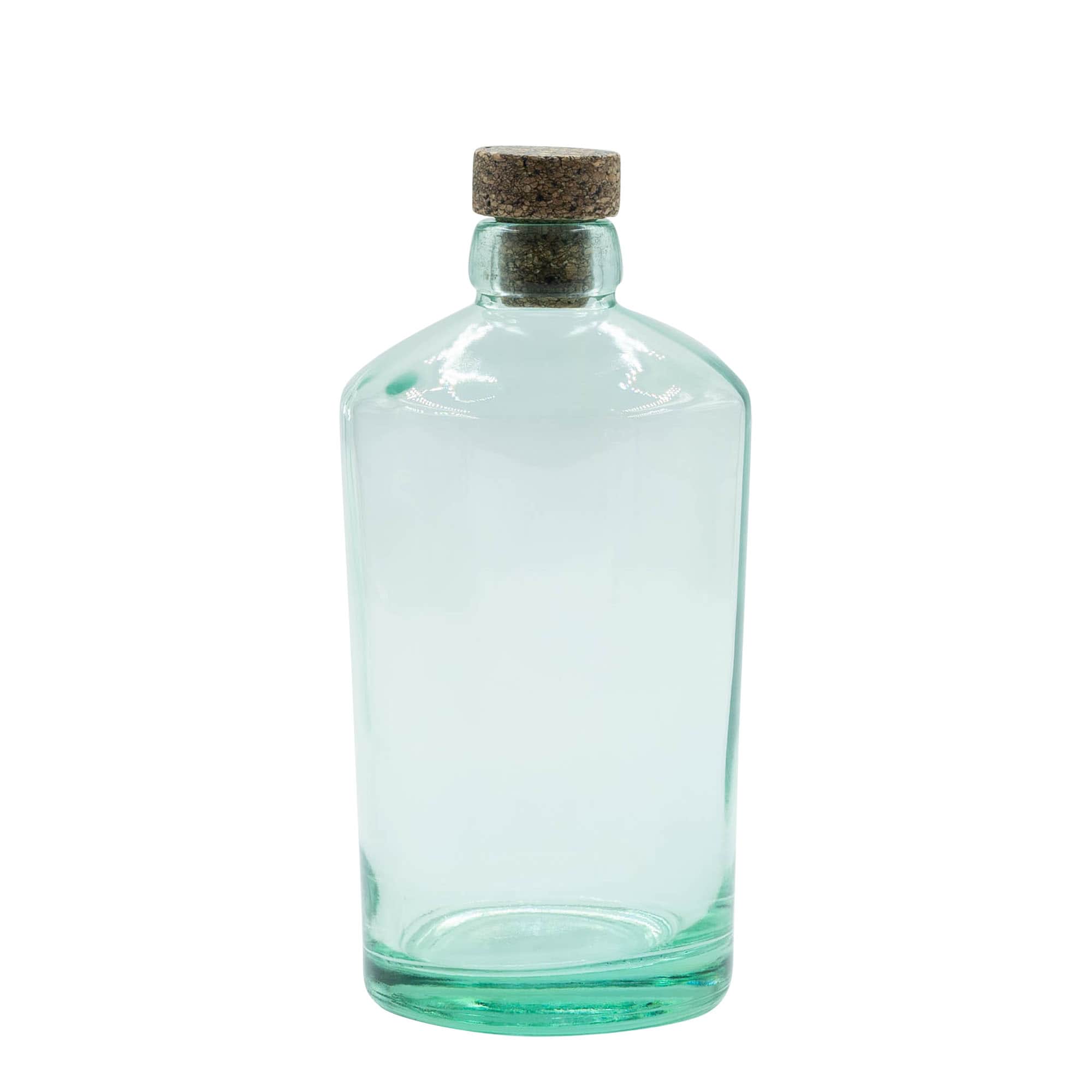 700 ml skleněná lahev 'Barrel', hrdlo: korek