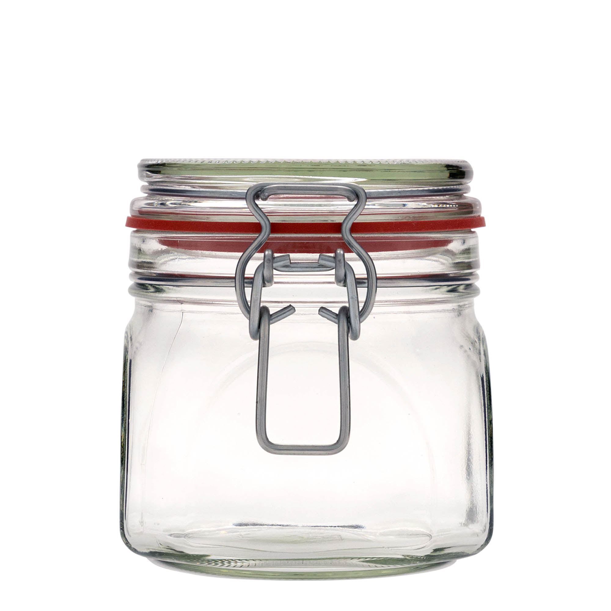 630 ml sklenice se závěsným drátěným uzávěrem, čtvercová, hrdlo: závěsný drátěný uzávěr 630 ml sklenice se závěsným drátěným uzávěrem, čtvercová, hrdlo: závěsný drátěný uzávěr