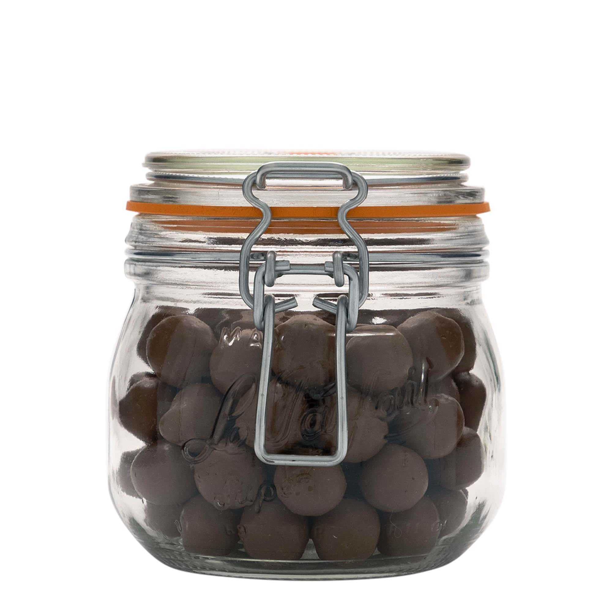 500 ml drátěná zavařovací sklenice 'Le Parfait Super Bocal', hrdlo: drátěné zavírání