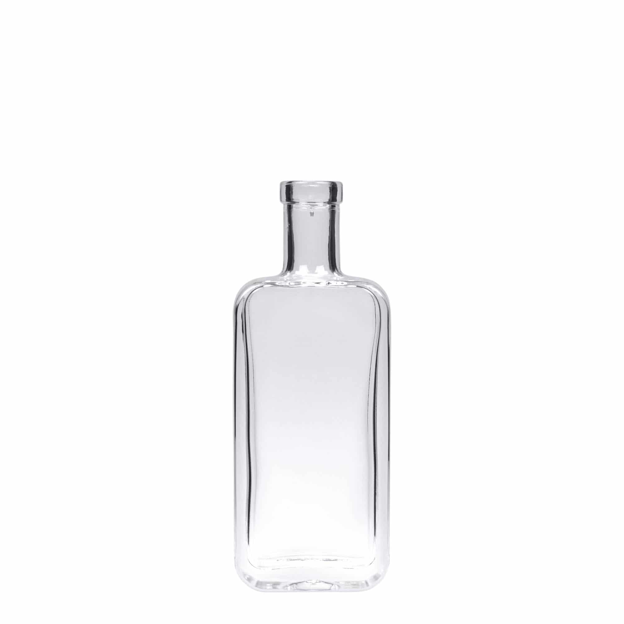 100 ml skleněná lahvička 'Nice', obdélníková, hrdlo: korek
