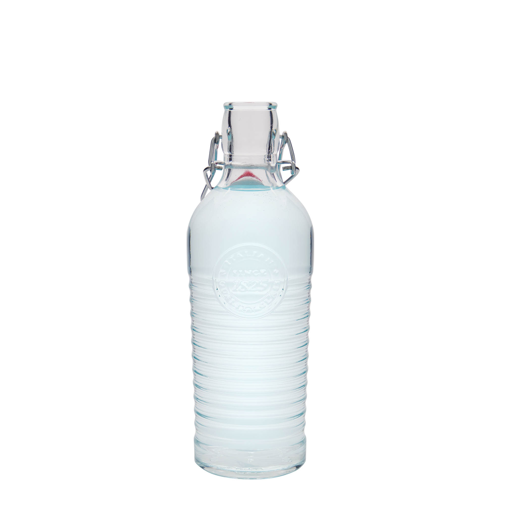 750 ml skleněná láhev 'Officina 1825', hrdlo: uzávěr s pákou