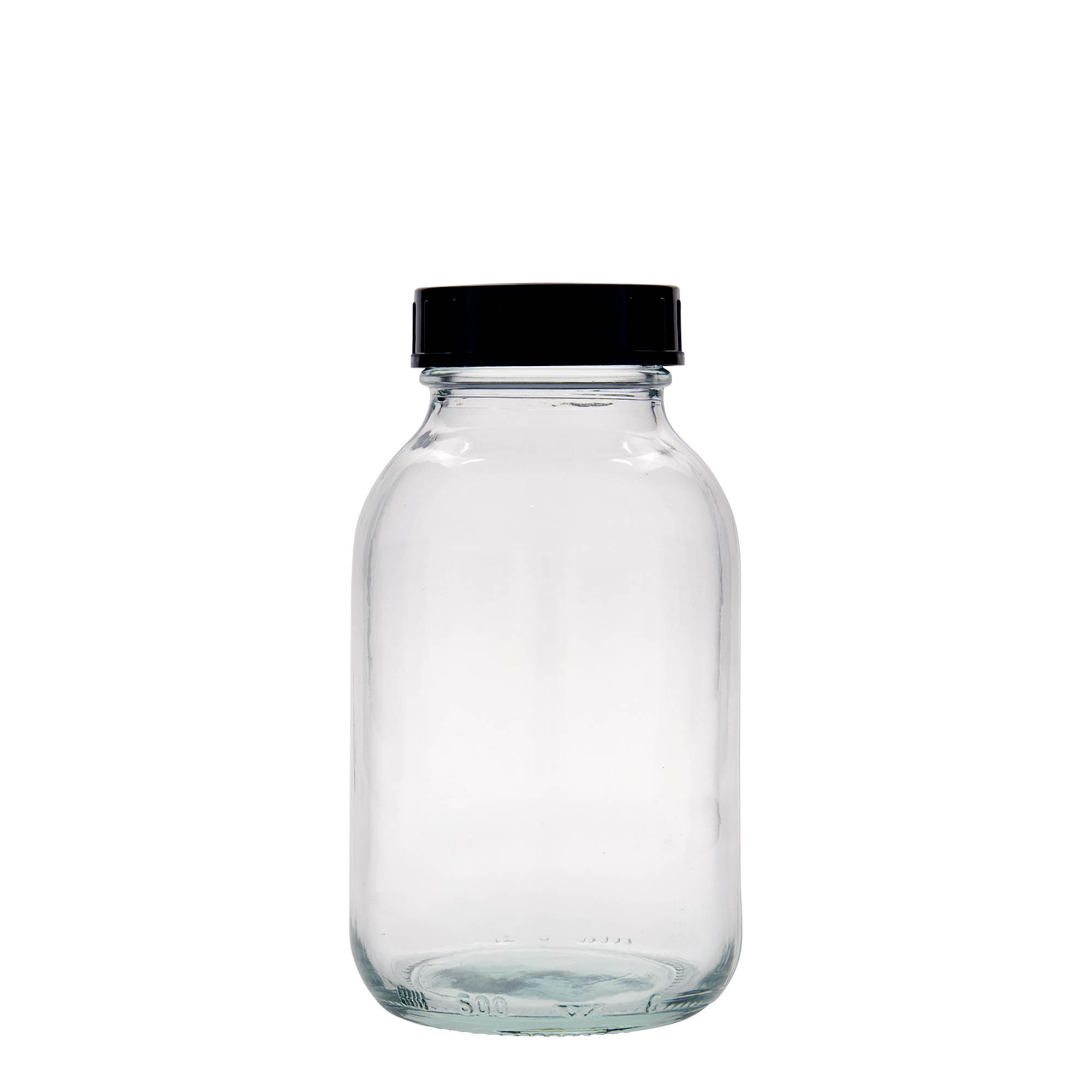 500 ml širokohrdlá sklenice, hrdlo: DIN 55
