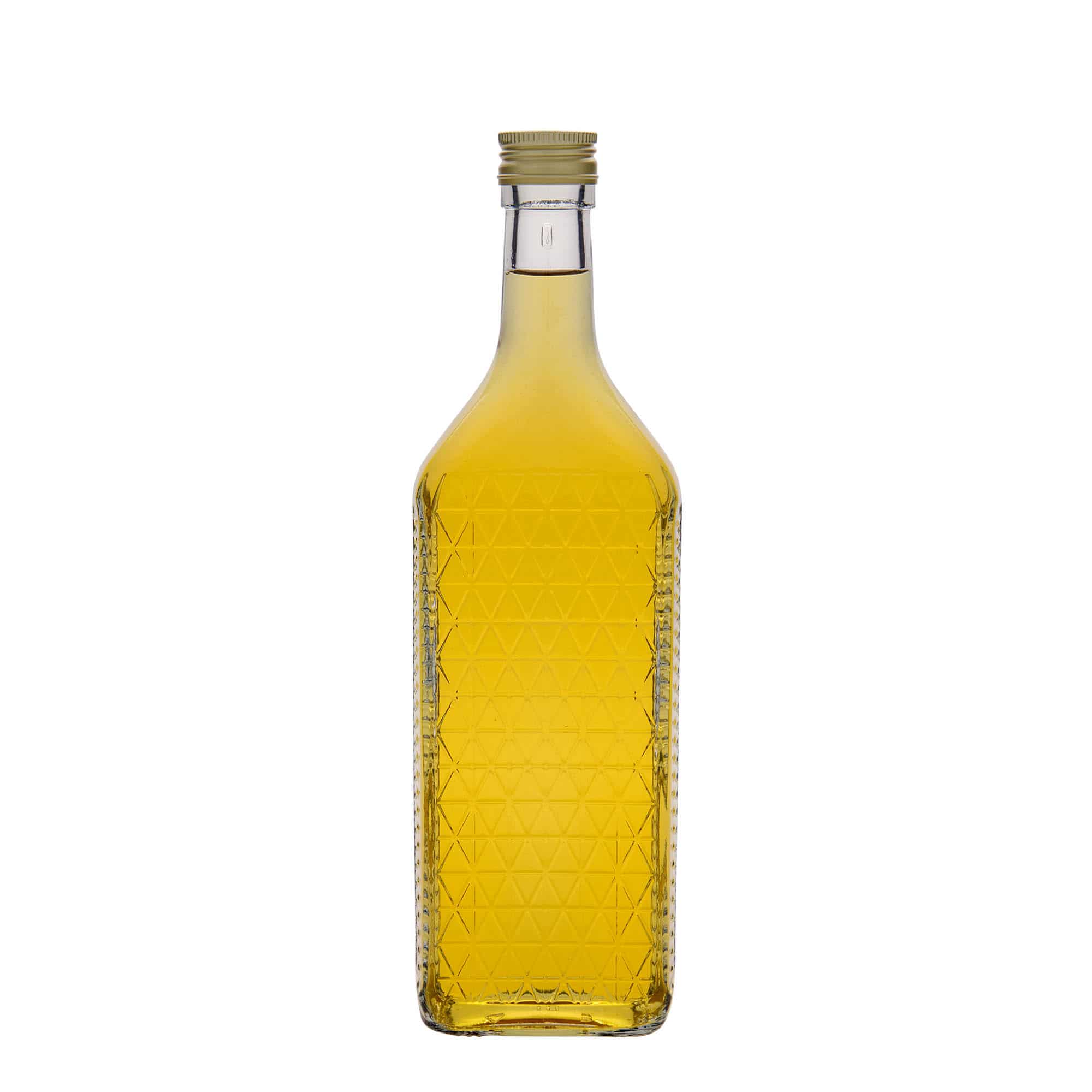 Skleněná lahev 700 ml 'Caruso', hranatá, uzávěr: PP 31,5