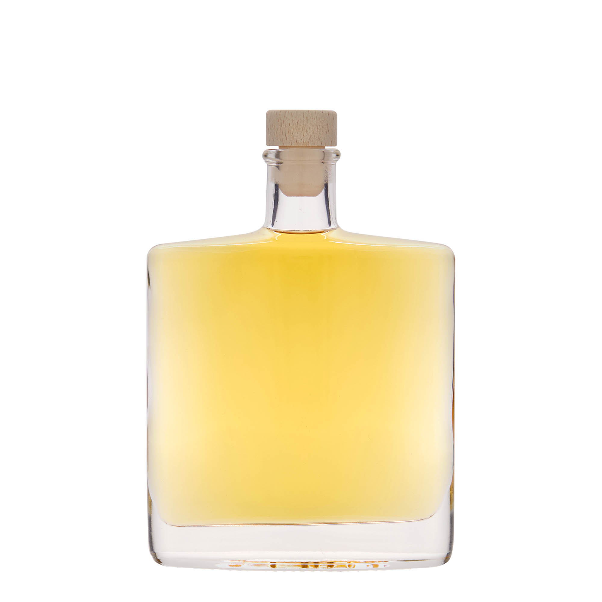350 ml skleněná láhev „Zorbas“, oválná, hrdlo: korek
