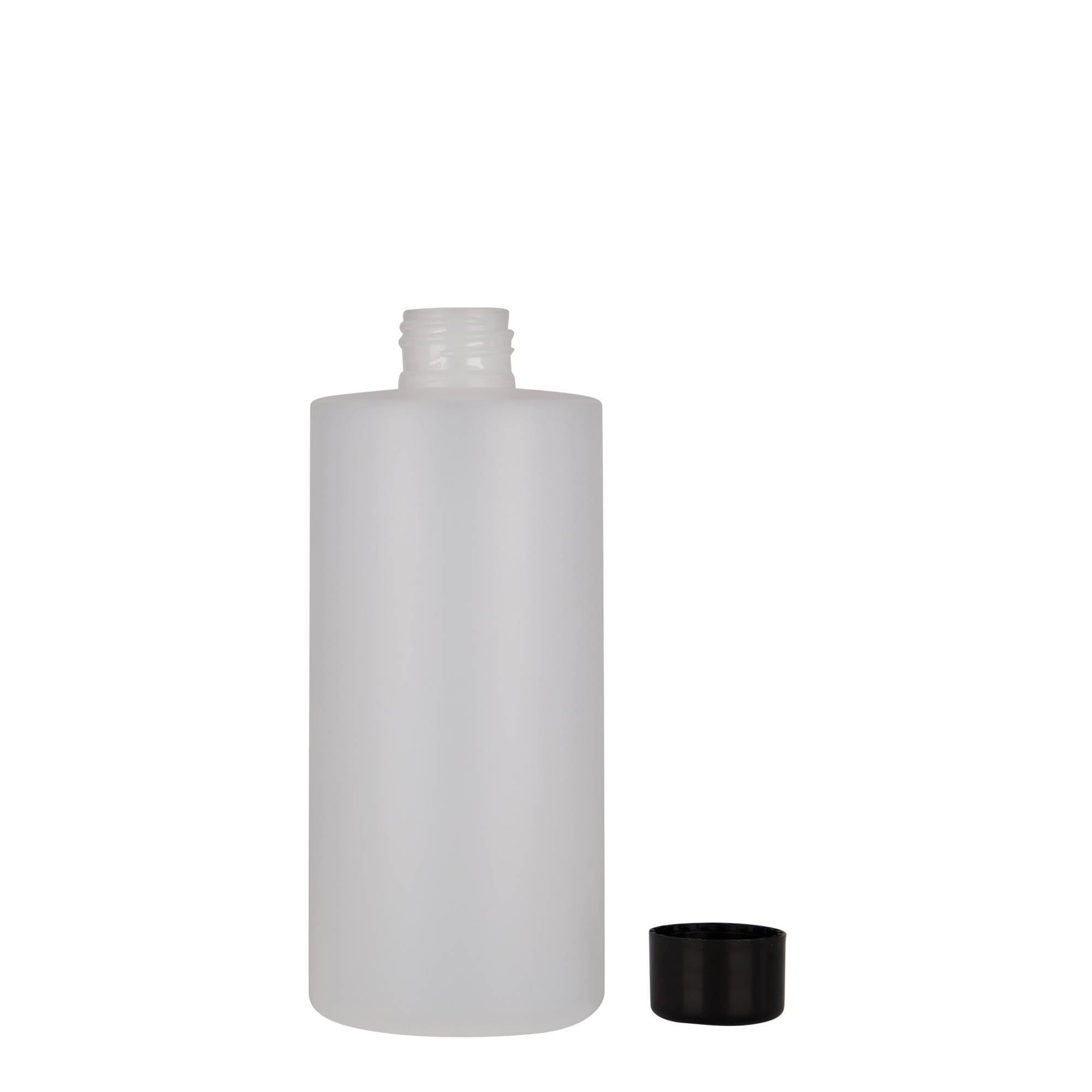 300 ml plastová lahvička 'Pipe', HDPE, bílá, hrdlo: 24/410