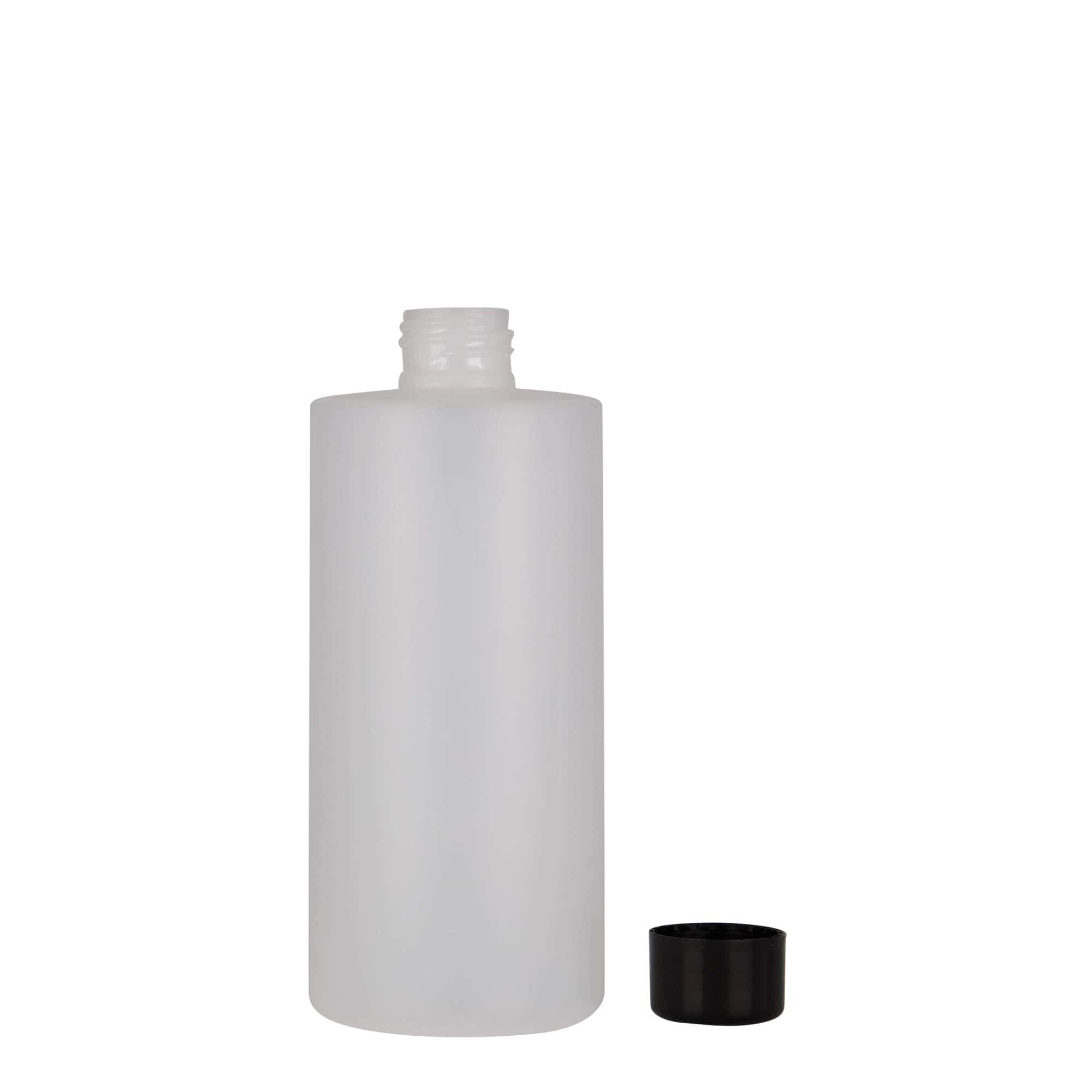 300 ml plastová lahvička „Pipe“, HDPE, bílá, hrdlo: 24/410