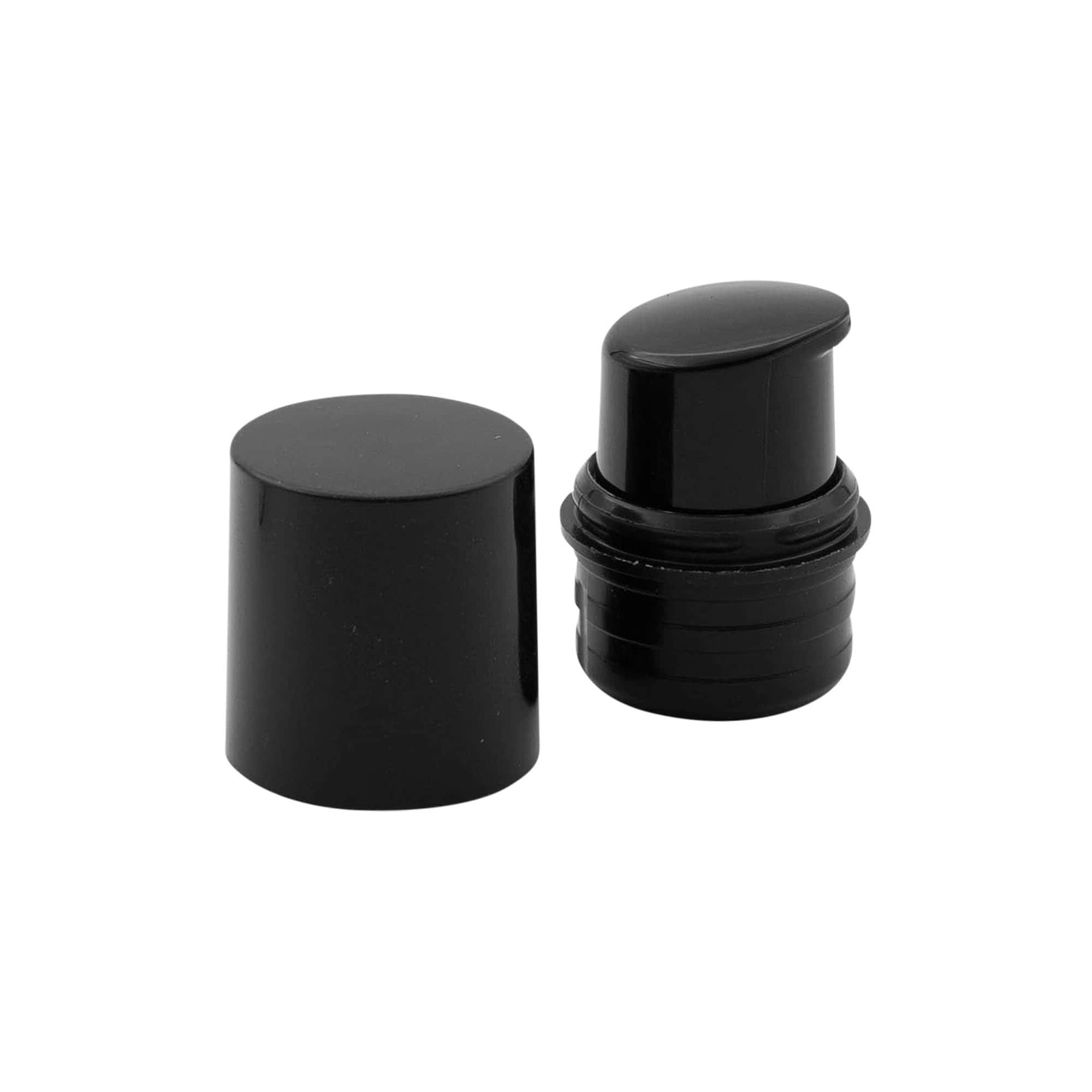 Airless dávkovací pumpa „Nano“, plast PP, černá