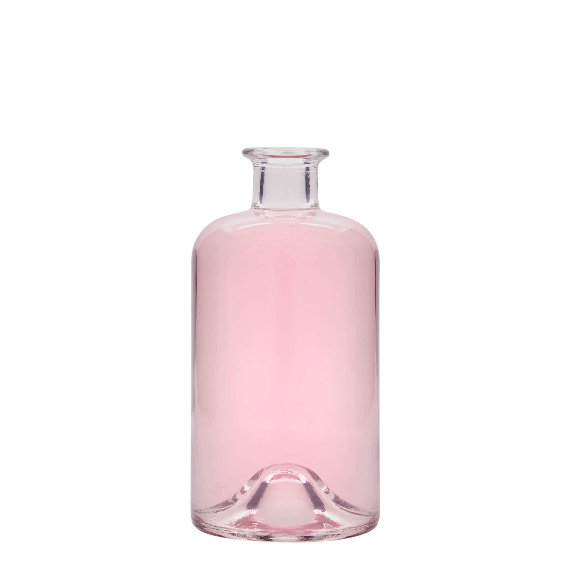Skleněná lahev 500 ml lékárenská 'Doktor', uzávěr: korek