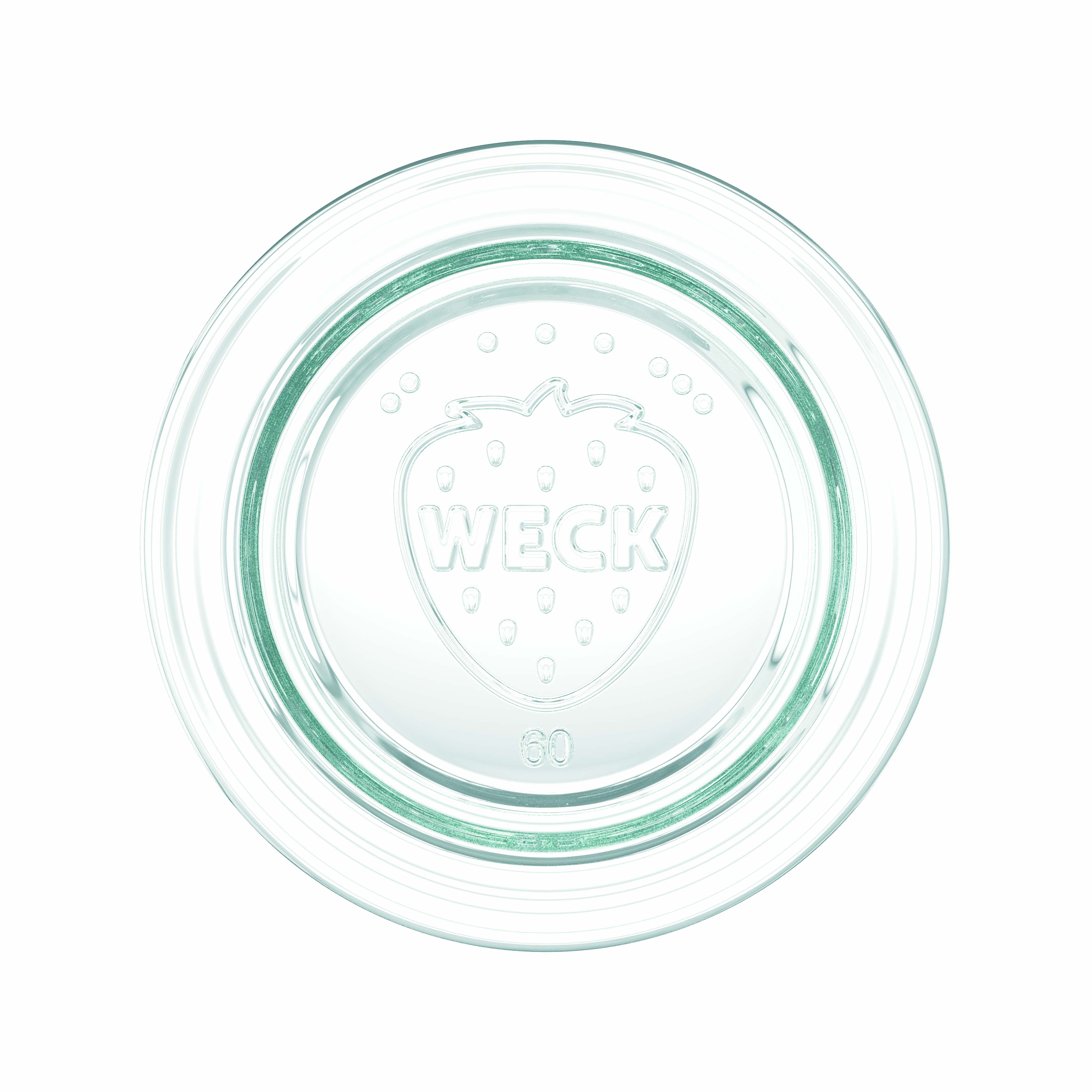6x 1000 ml WECK lahvička na šťávu se skleněným víčkem RR 60