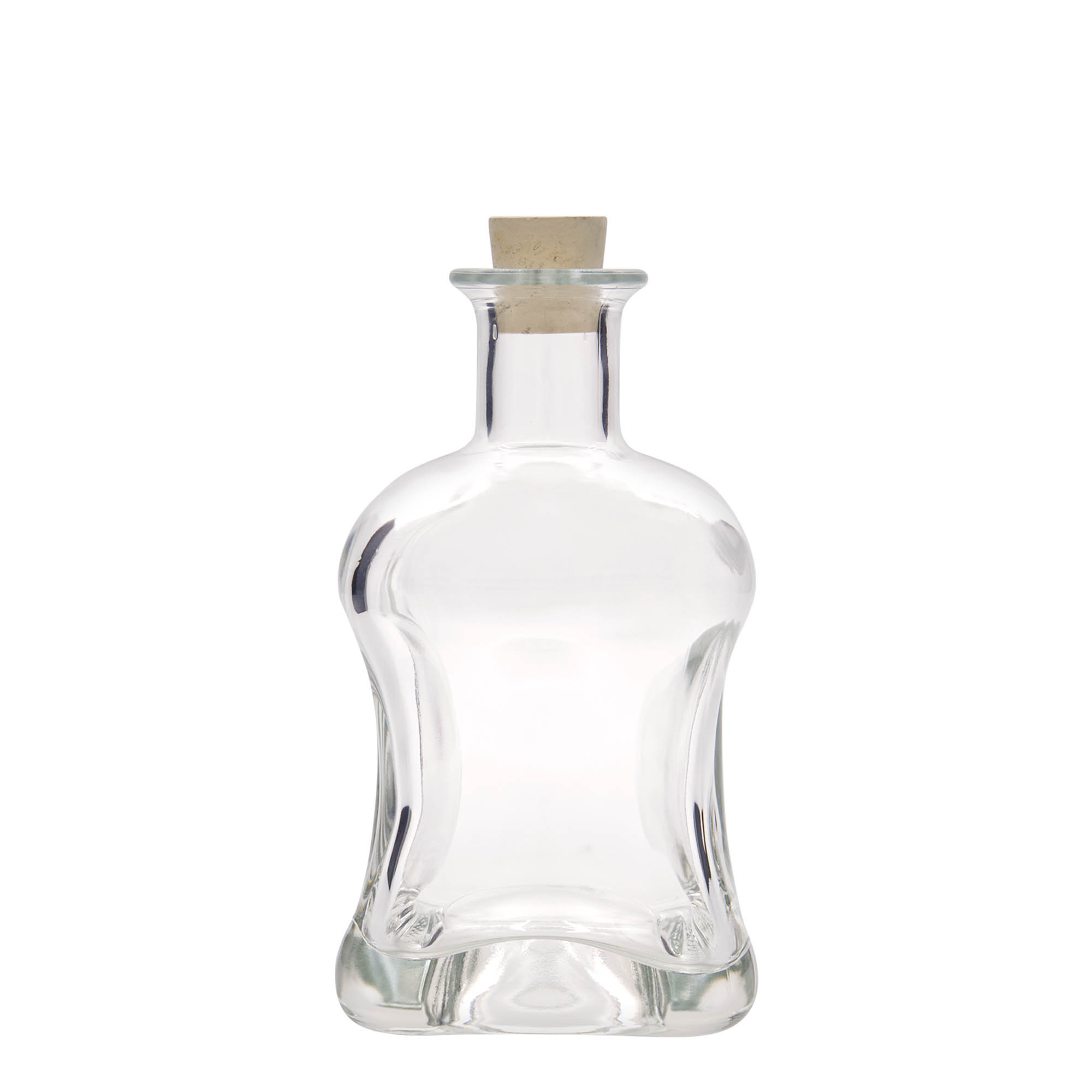 500 ml skleněná láhev 'Dublin', čtvercová, hrdlo: korek 500 ml skleněná láhev 'Dublin', čtvercová, hrdlo: korek