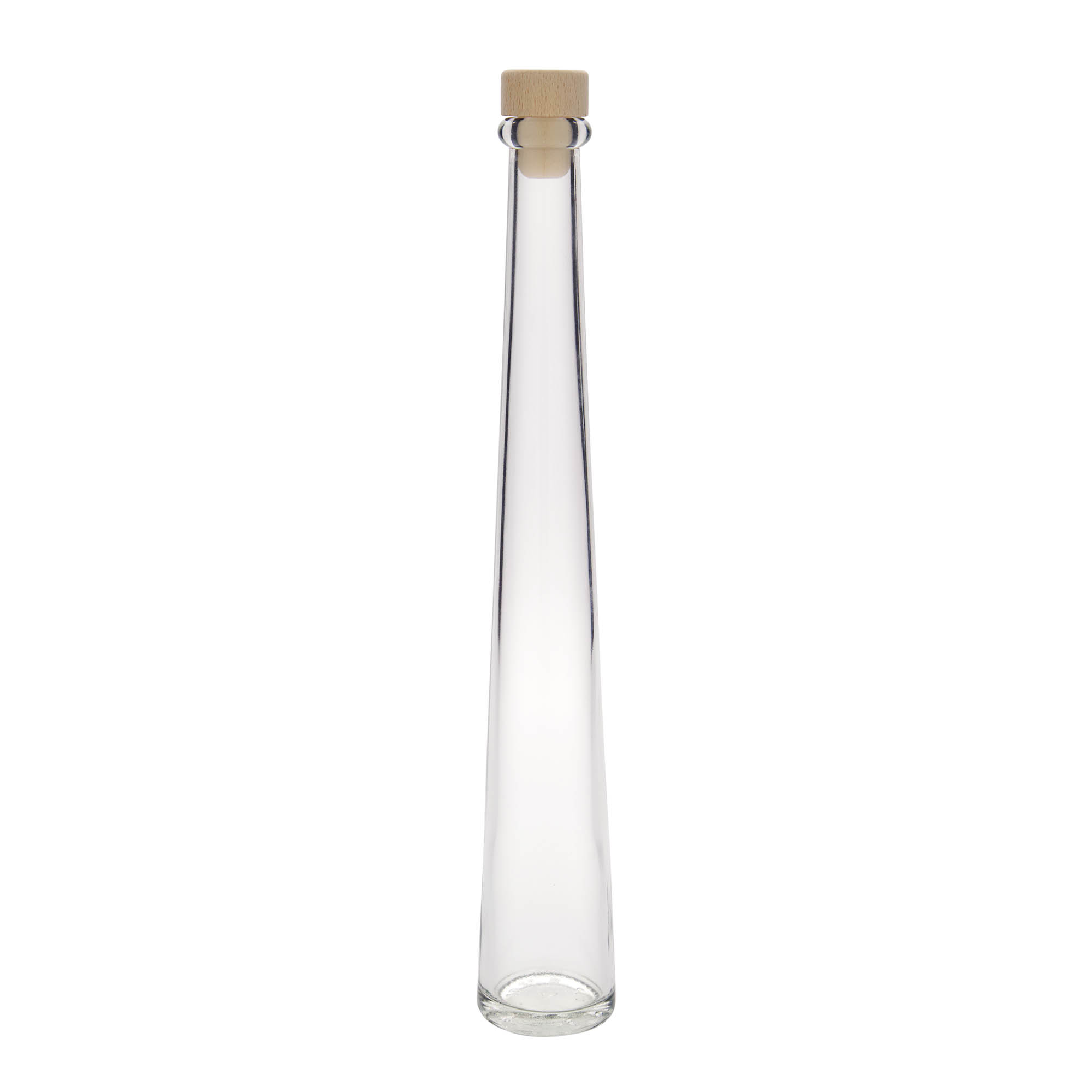 200 ml skleněná láhev 'Dama Rondo', hrdlo: korek