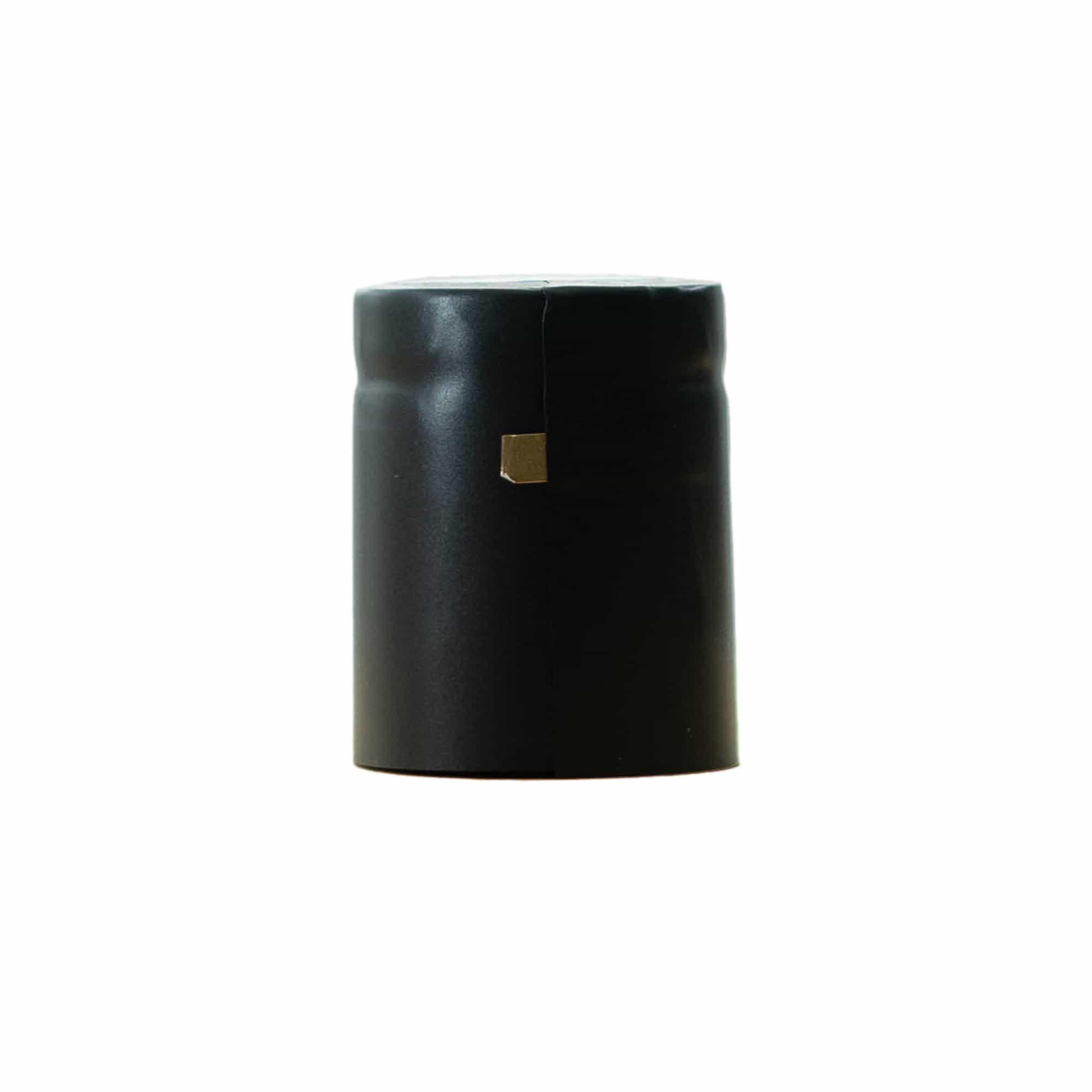 Smršťovací kapsle 32x41, plast PVC, černá Smršťovací kapsle 32x41, plast PVC, černá