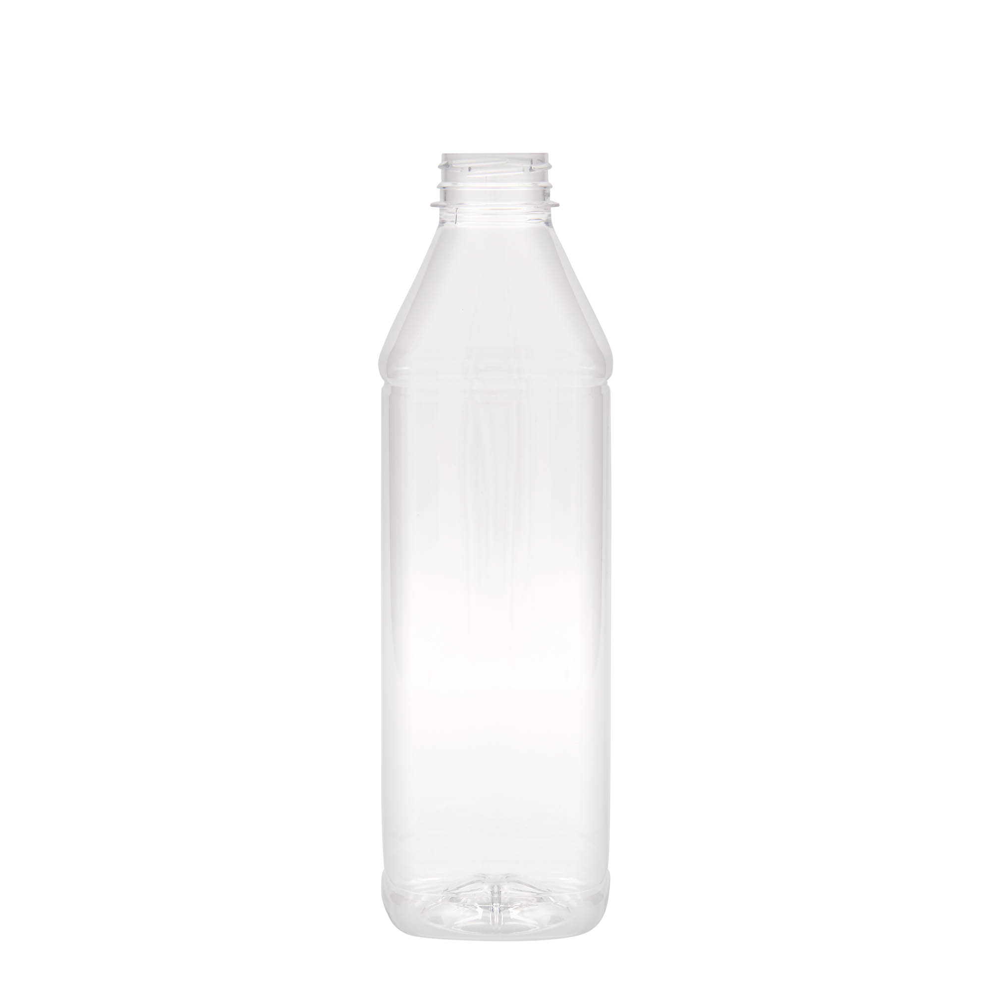1.000 ml PET láhev 'Milk and Juice Carré', čtvercová, plastová, hrdlo: 38 mm 1.000 ml PET láhev 'Milk and Juice Carré', čtvercová, plastová, hrdlo: 38 mm