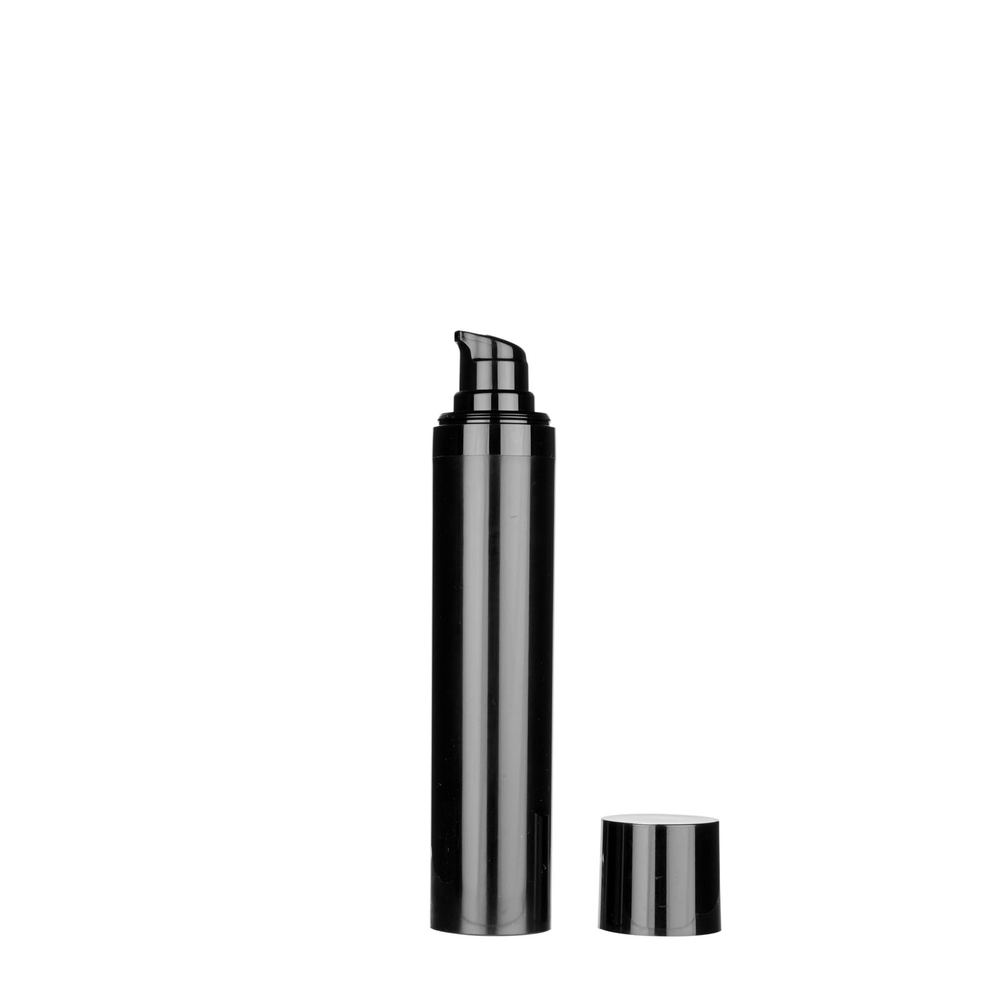 50 ml Airless dávkovač 'Micro', PP-plast, černý 50 ml Airless dávkovač 'Micro', PP-plast, černý