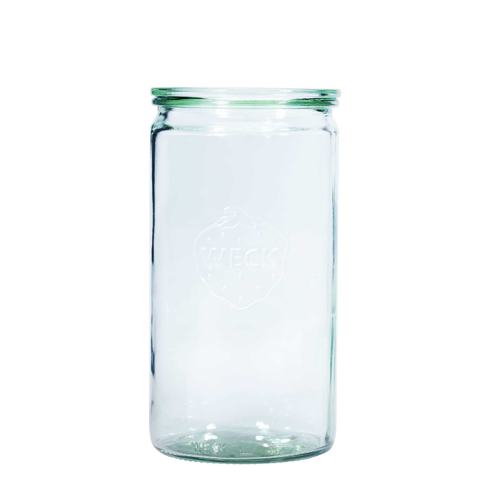 Sklenice WECK válcový tvar 1575 ml, uzávěr: kulatý okraj